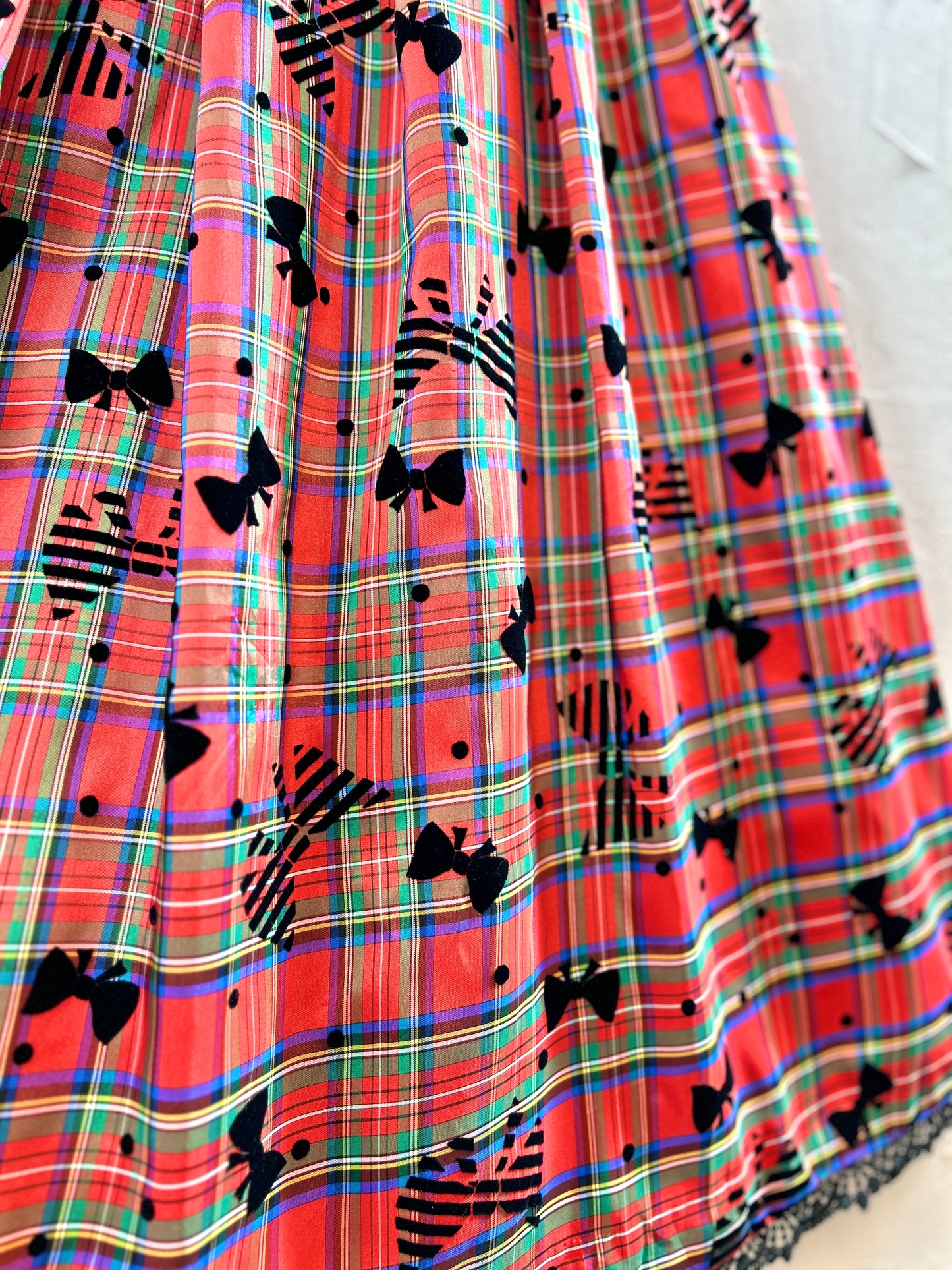 Vintage Plaid Skirt [I30106]