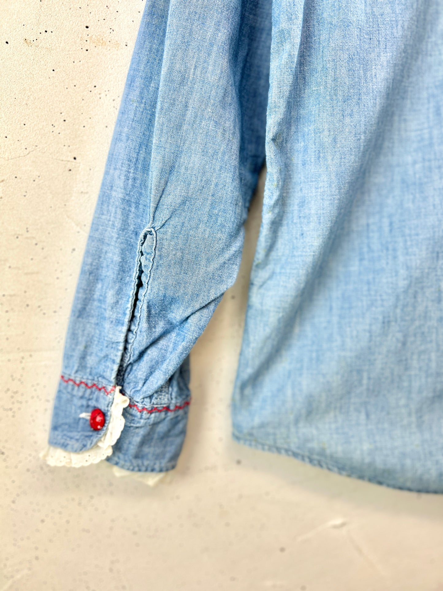 Vintage Chambray Shirt 〜Sears〜 [K30800]