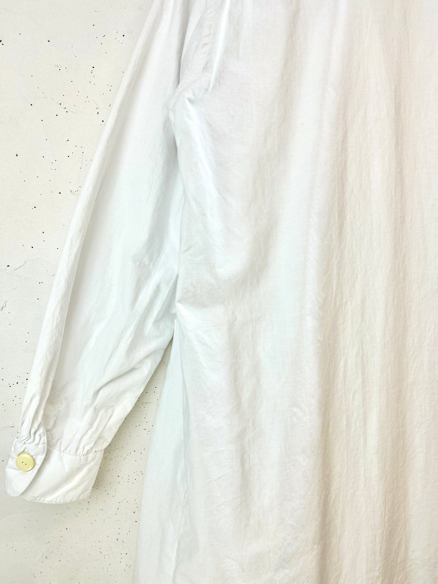 ’50s Vintage White Work Coat  [J30609]