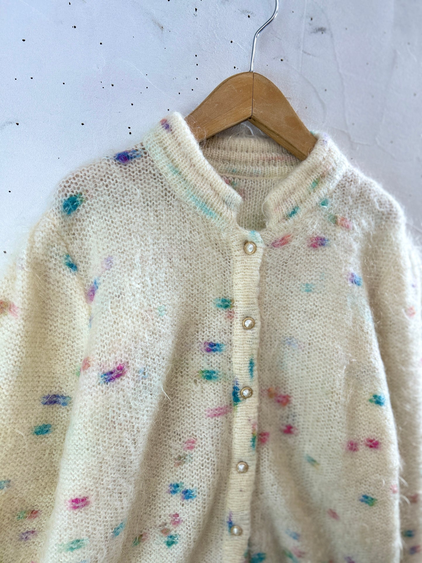 Vintage Mohair Knit Cardigan [K30839]