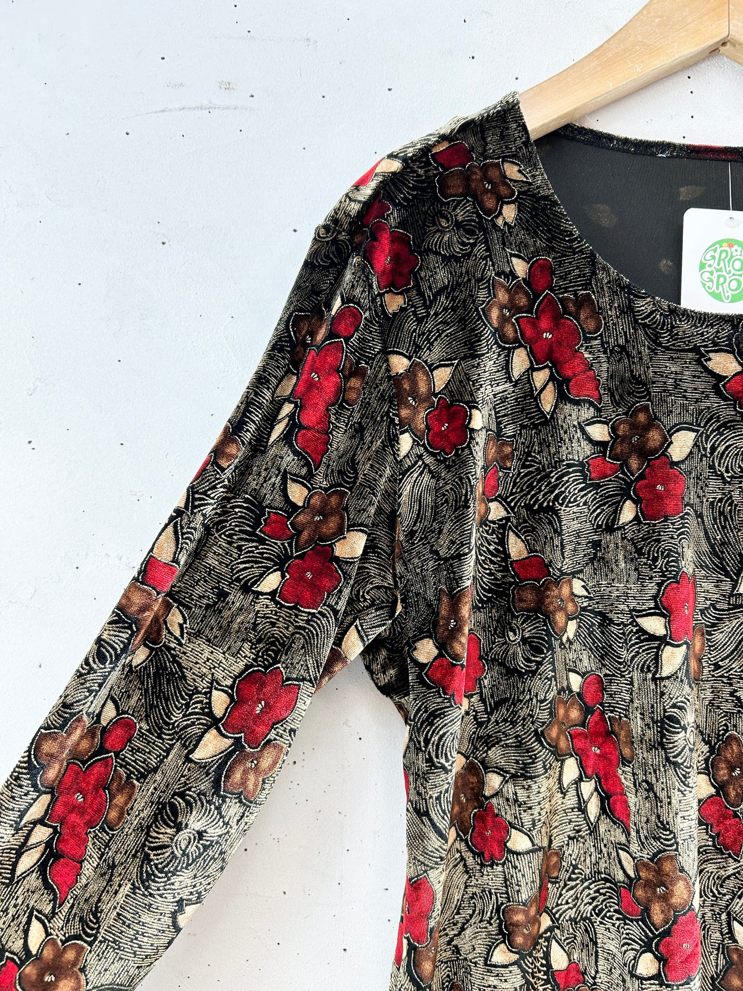 Vintage Velour Tops [J30502]