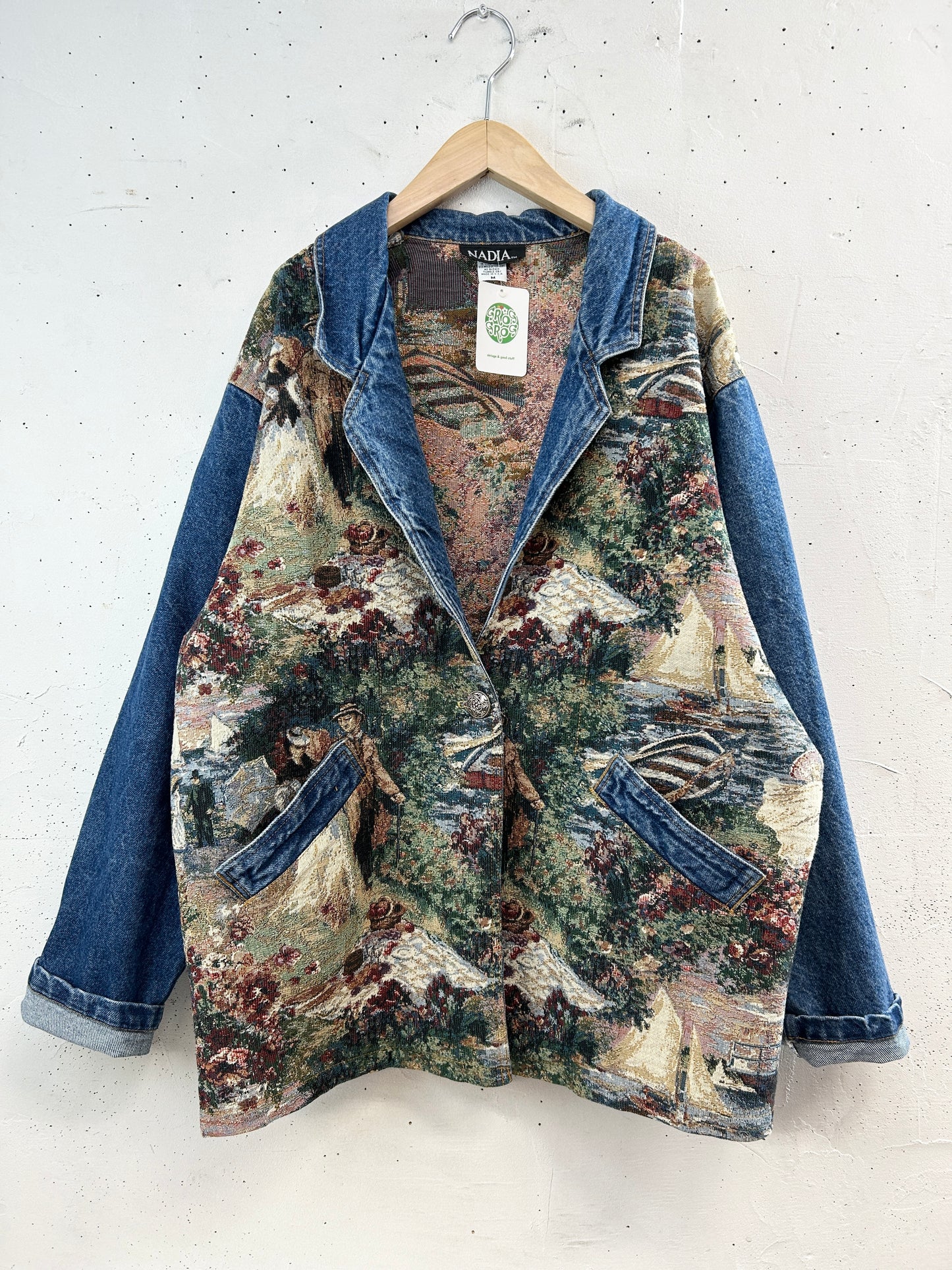 Vintage Denim&Gobelin Jacket [C31754]
