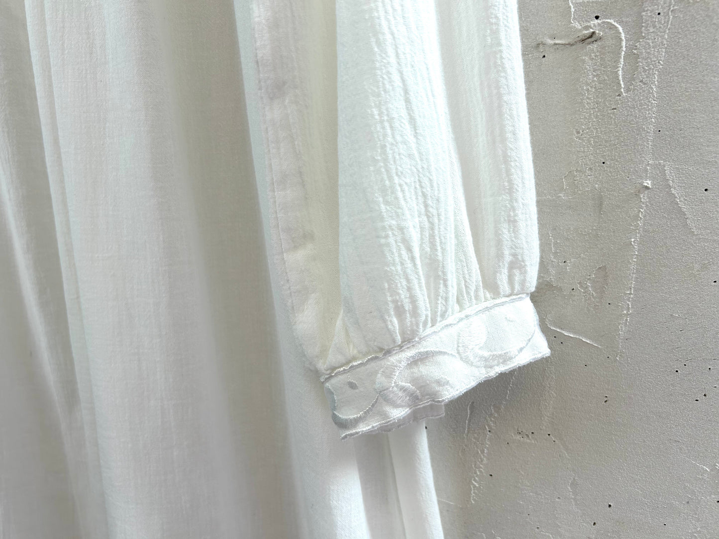 Vintage White Dress ~W.GERMANY~[D29998]