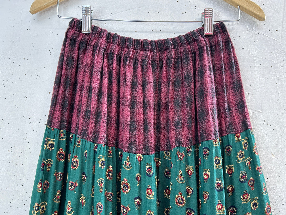 Vintage Tiered Skirt 〜MADE IN USA〜 [I33976]