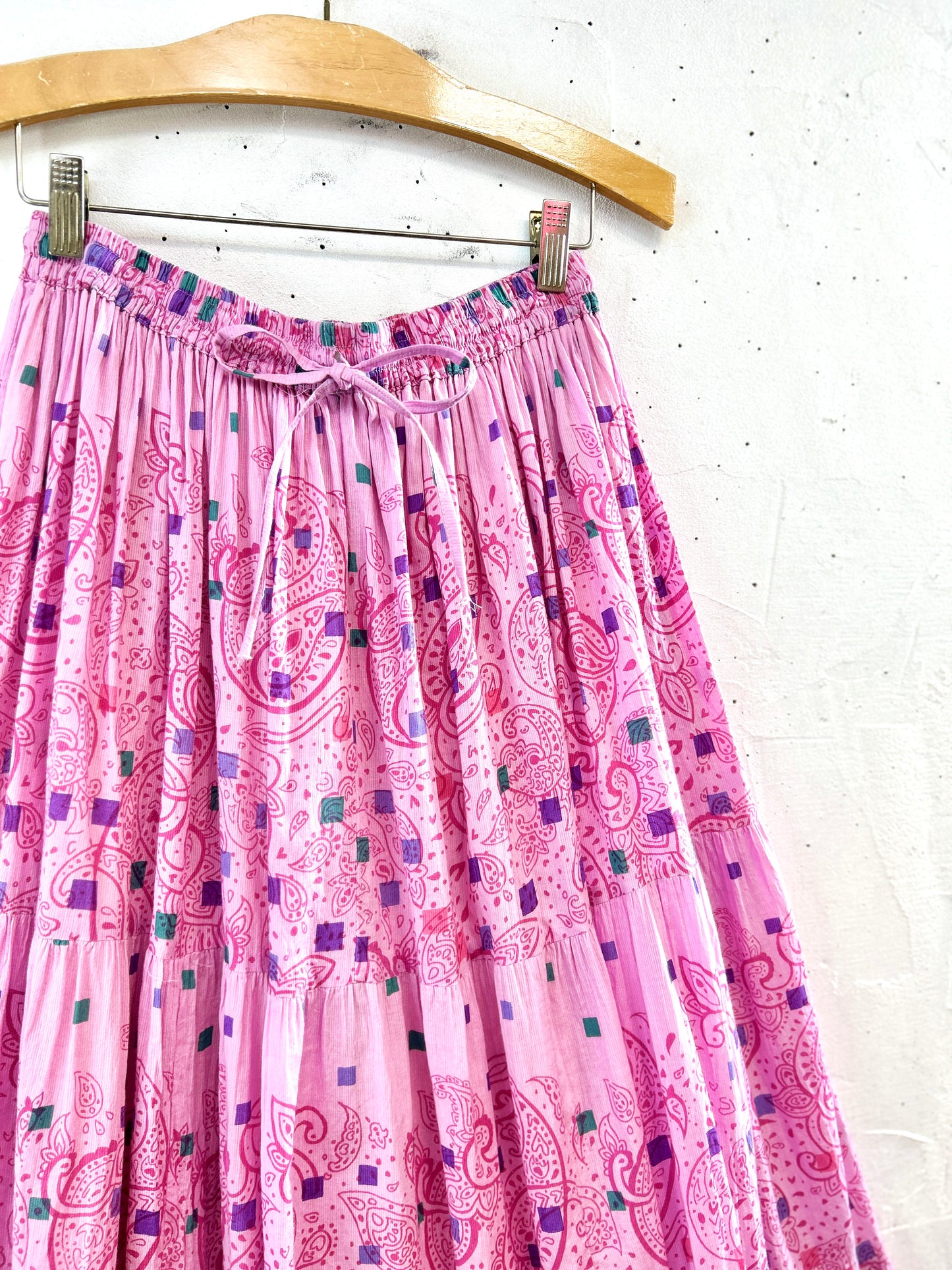 Vintage Tiered Skirt  MADE IN INDIA [B31678]