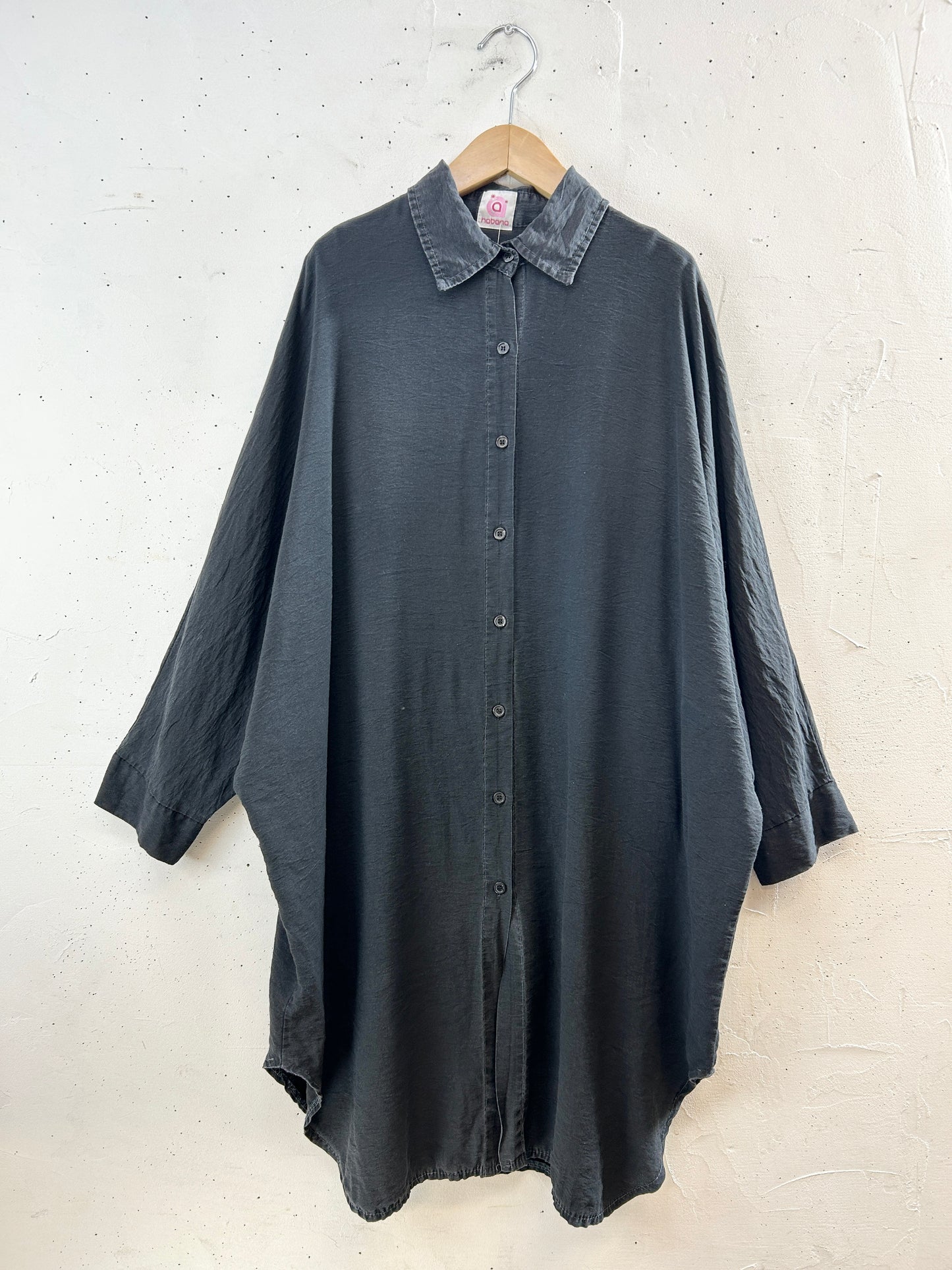 Vintage Black Shirt MADE IN ITALY [I30129]