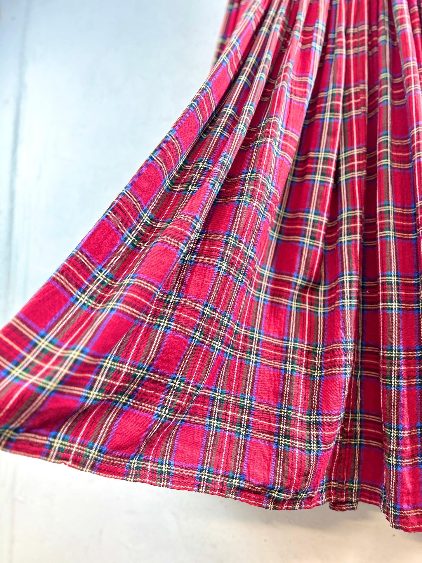 Vintage plaid Skirt [K30730]