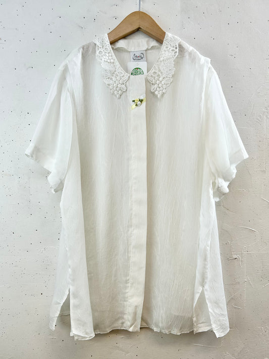 Vintage White Blouse [G30769]