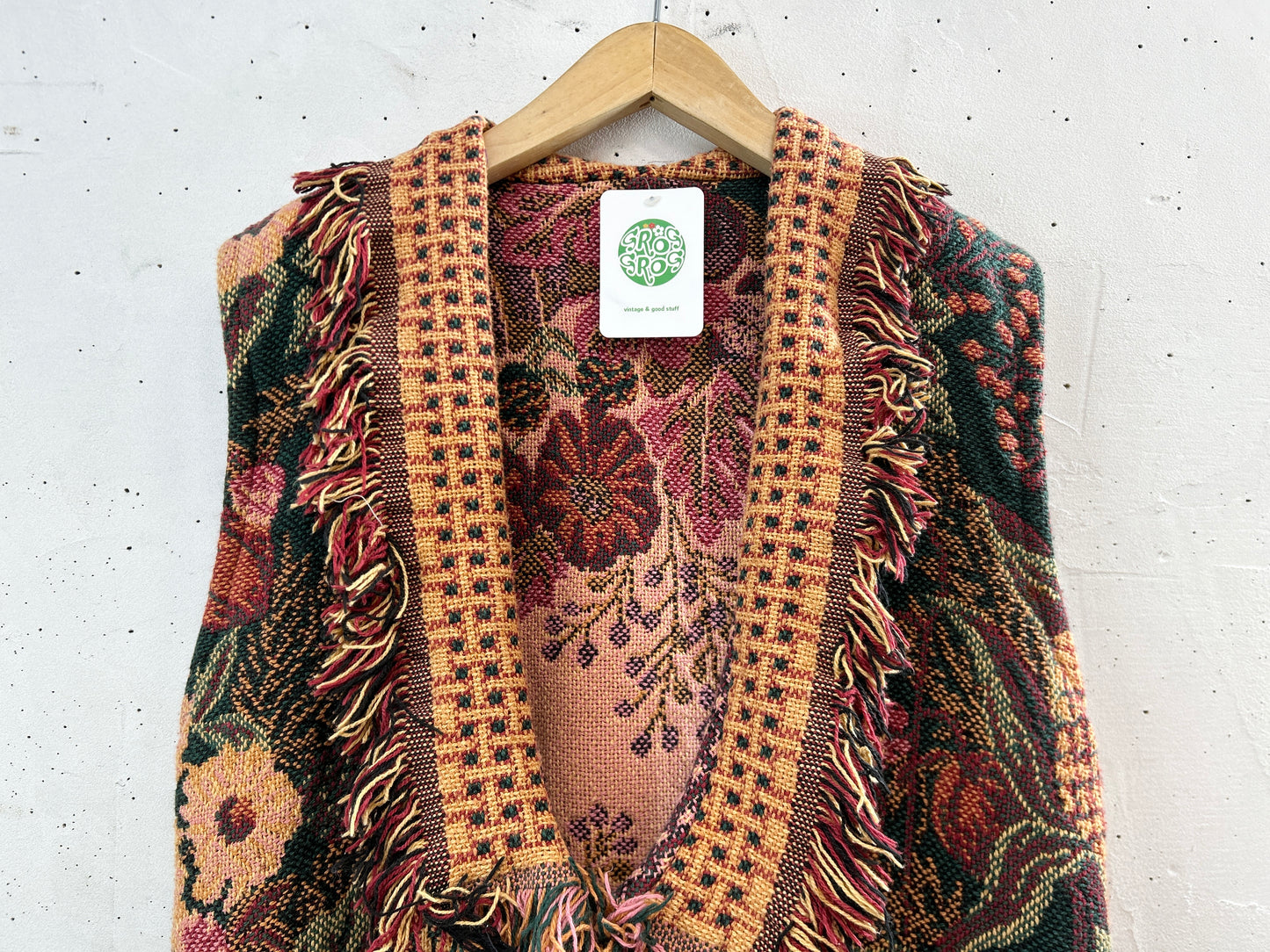 Vintage Rug Vest [A31328]