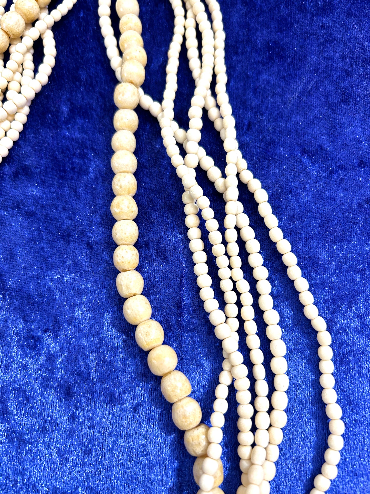 Vintage beaded necklace [I30340]