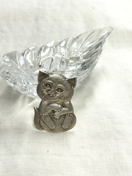 Vintage 925 Silver Brooch & Pendant Top [I30364]