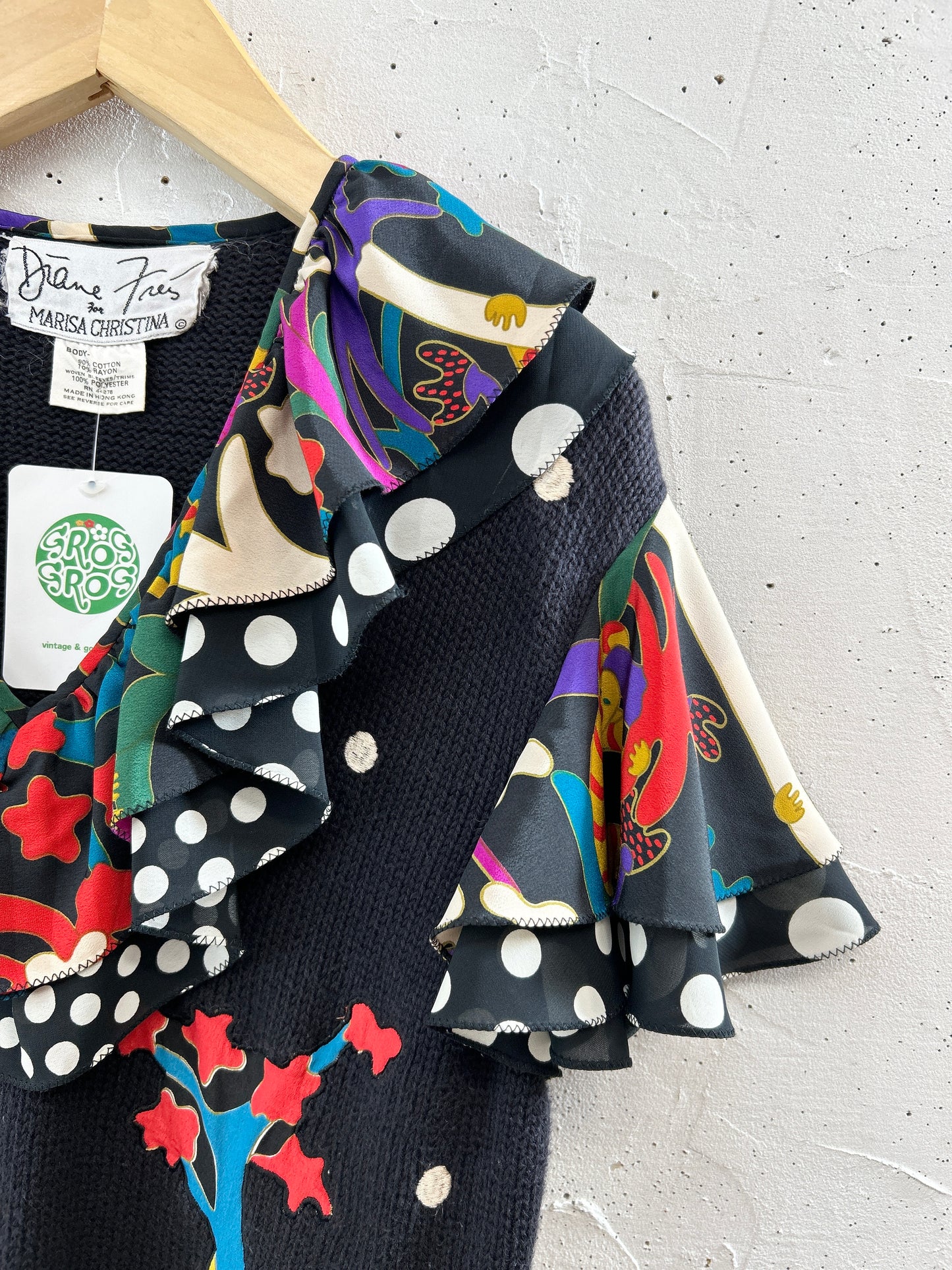 ’80s Vintage Tops 〜Diane Freis〜 [F32854]