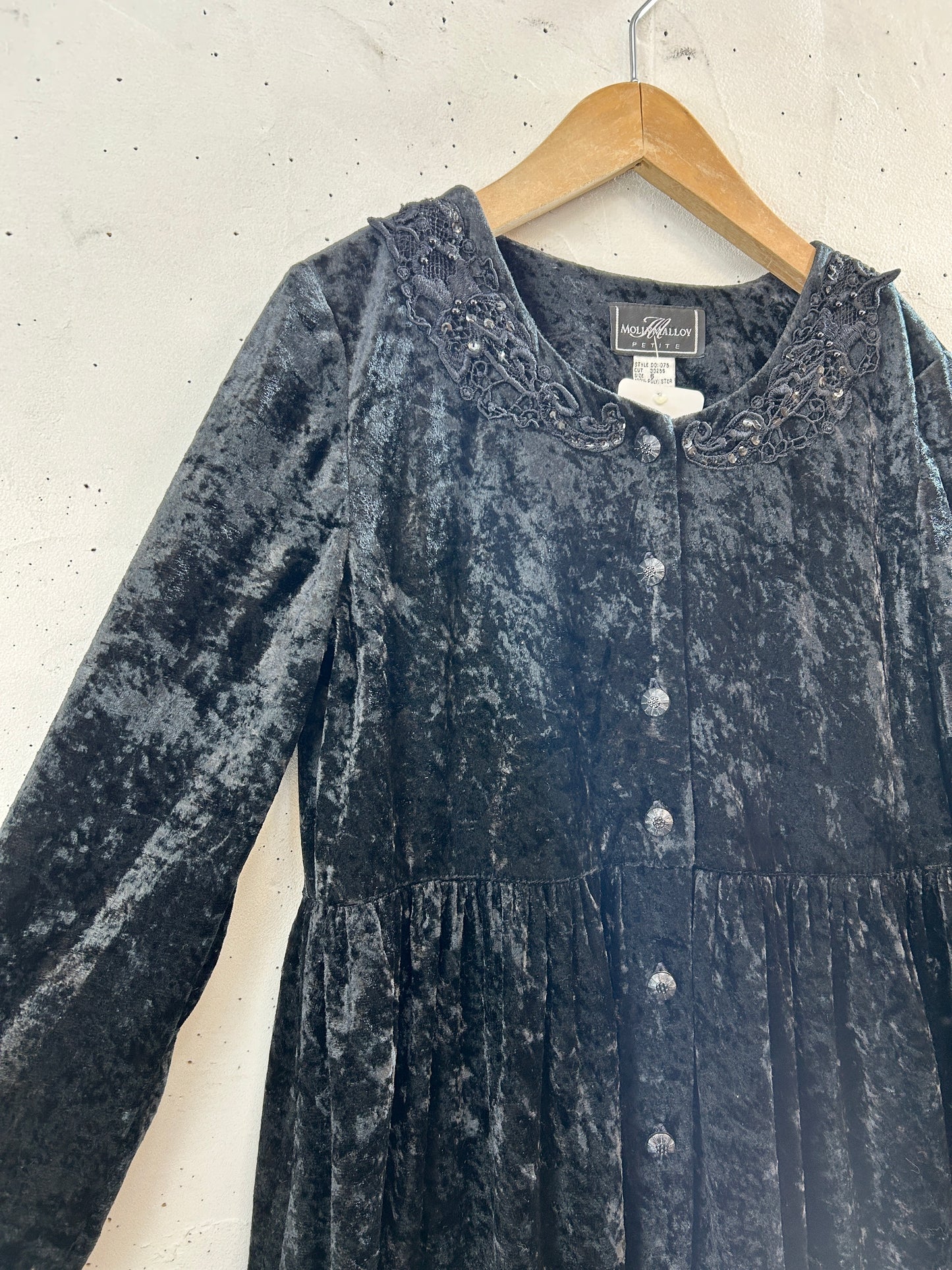 Vintage Velours Dress [K30900]