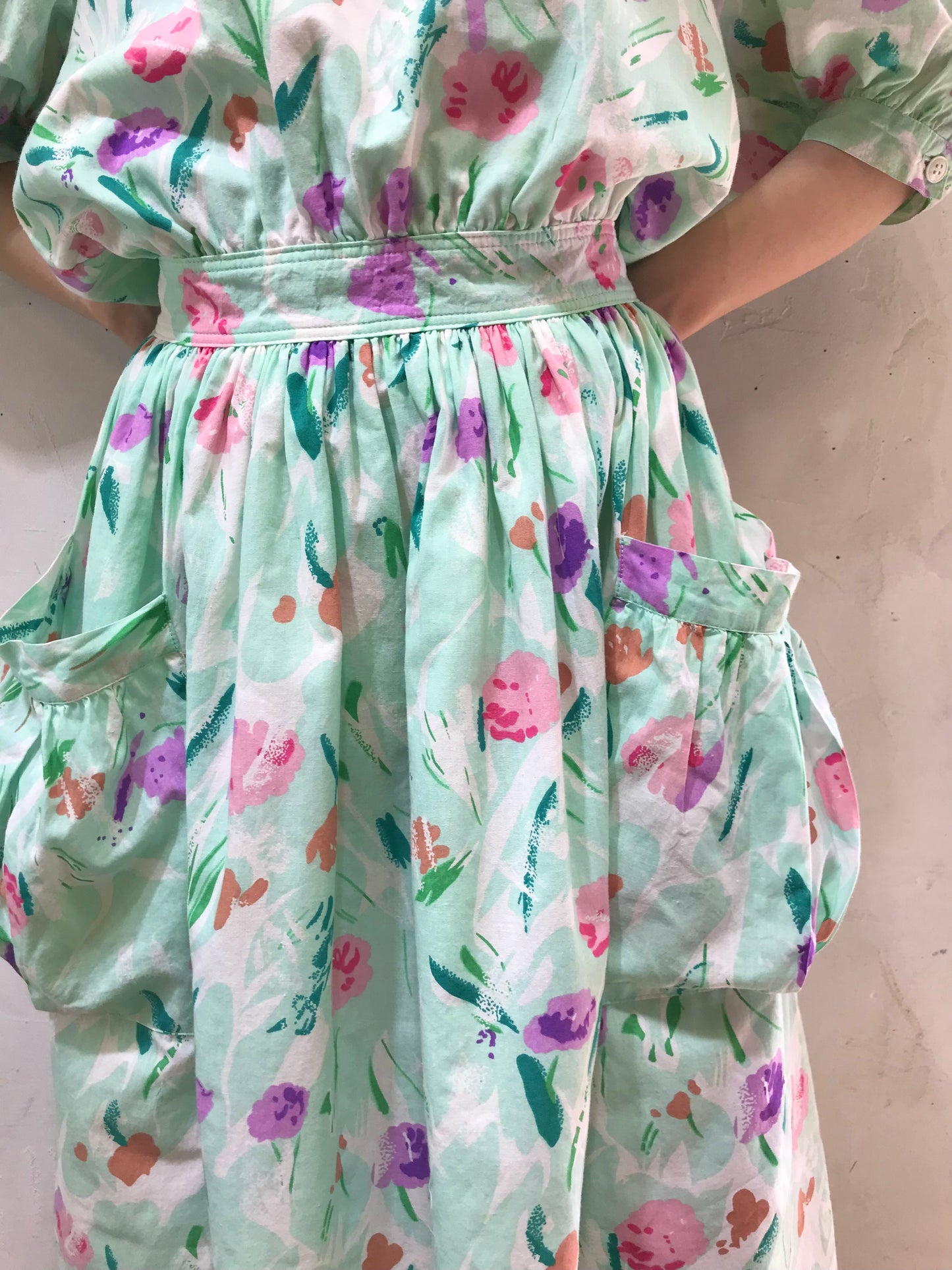 Vintage Flower Dress[G24556]