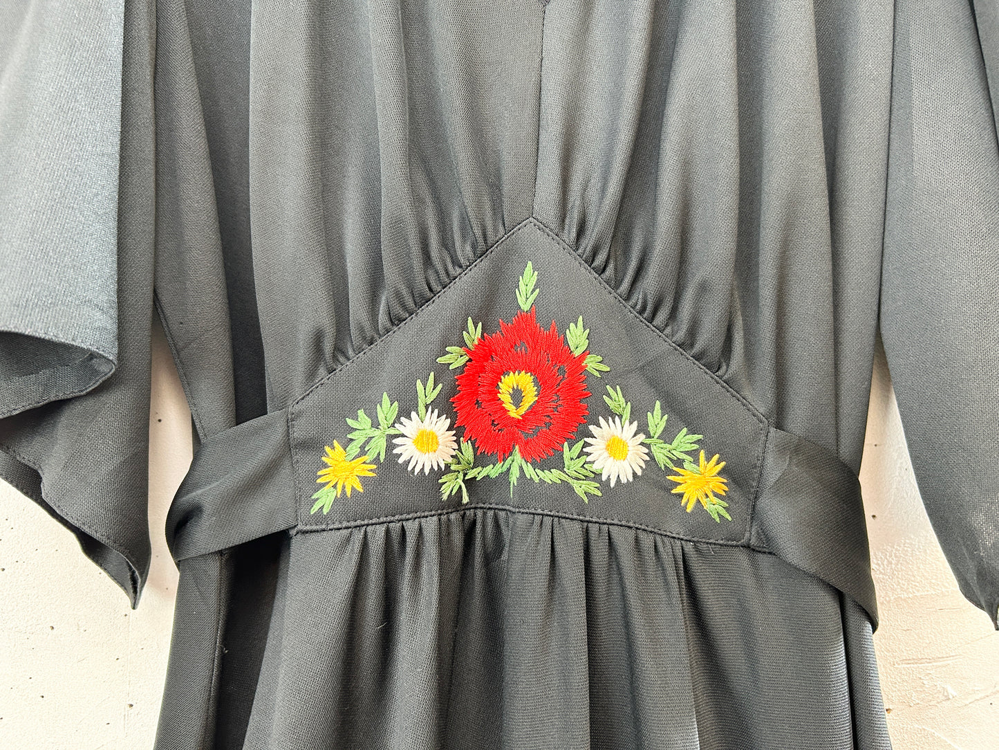 Vintage Flower Stitch Dress [H30905]
