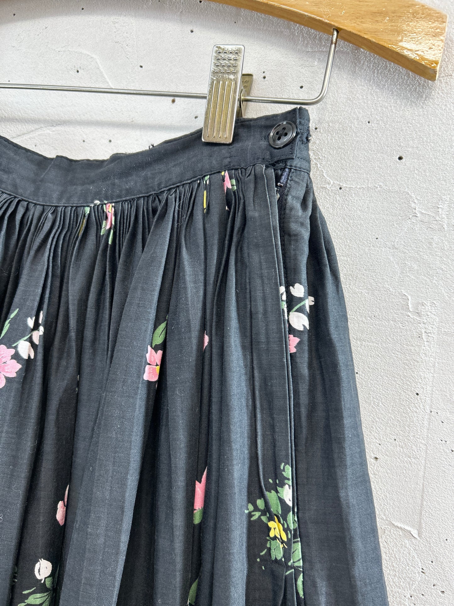'50s Vintage End Pattern Skirt [B31519]