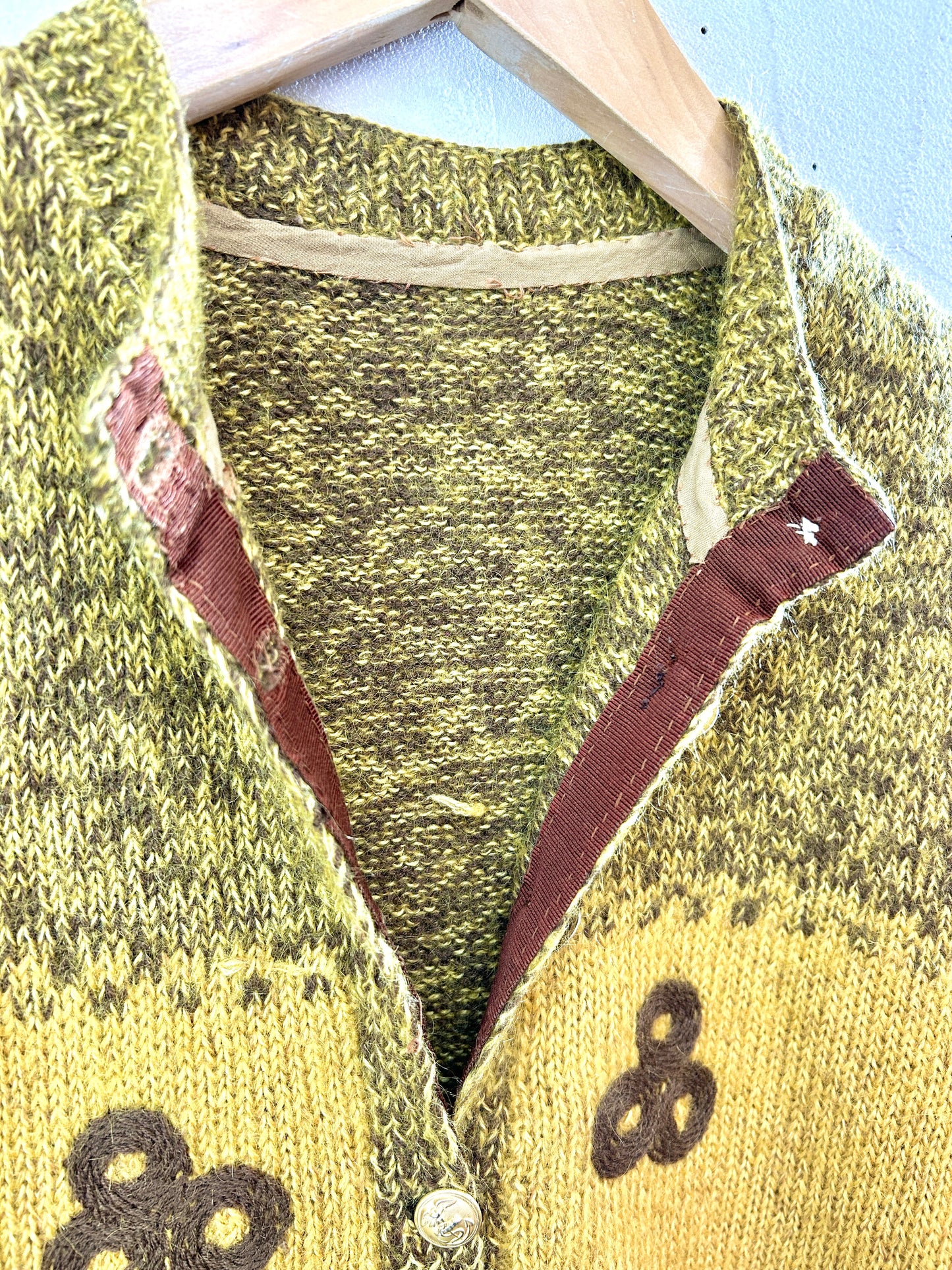 Vintage knit Cardigan [I30335]