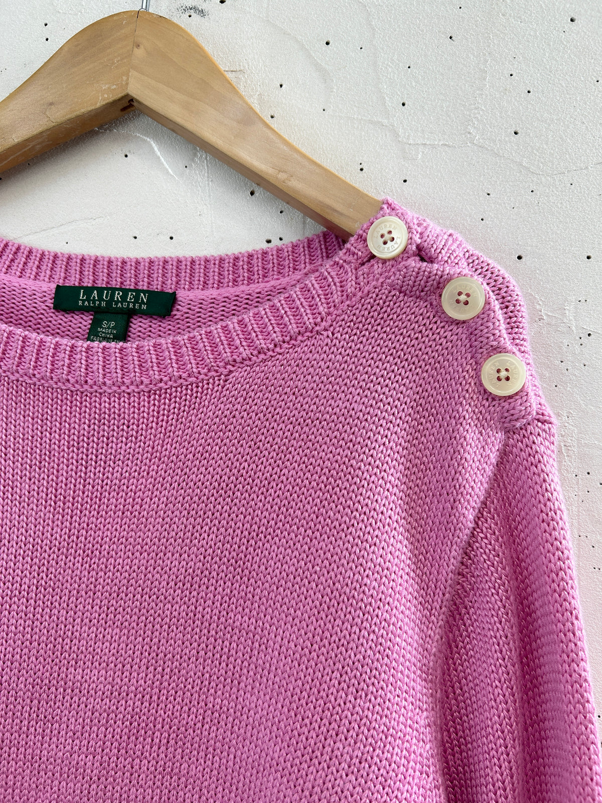 Vintage Cotton Knit 〜Ralph Lauren〜 [J34153]
