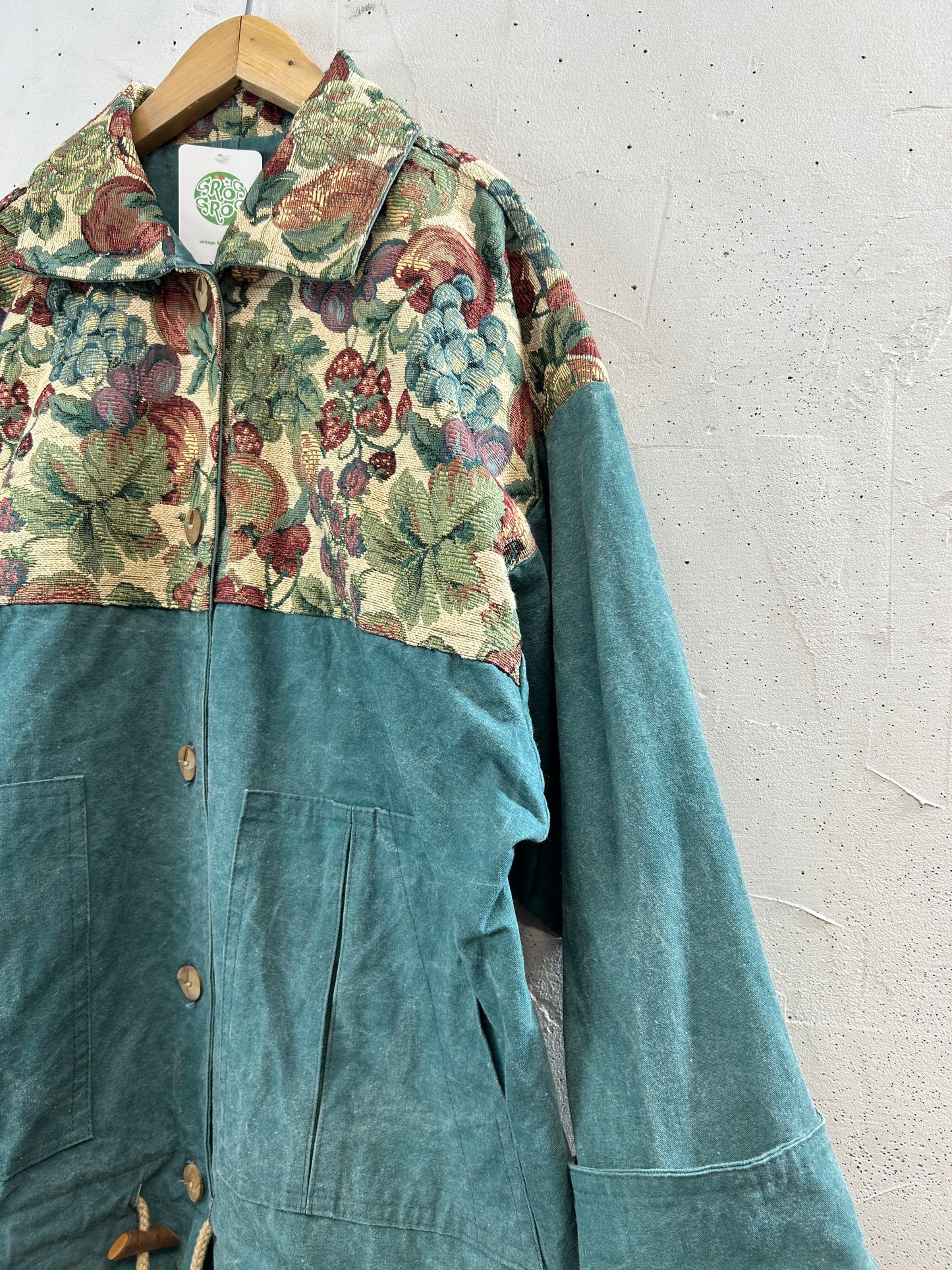 Vintage Canvas&Gobelin Jacket [I33690]