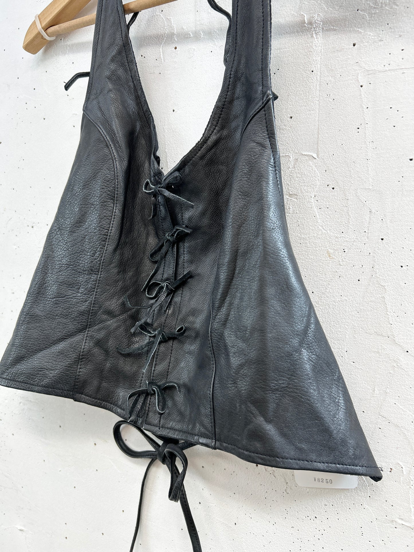 Vintage Leather Bustier [L31026]