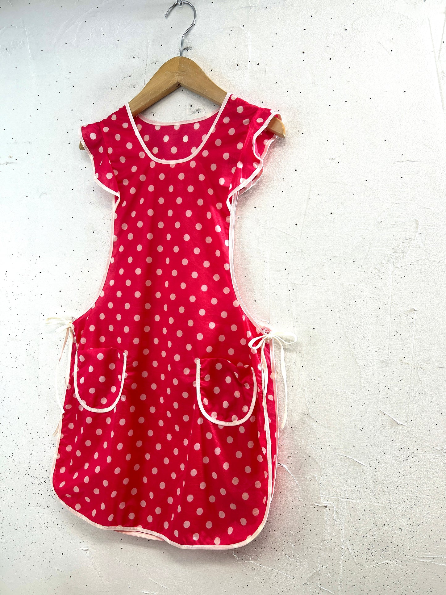 Vintage Dot Apron [A31406]