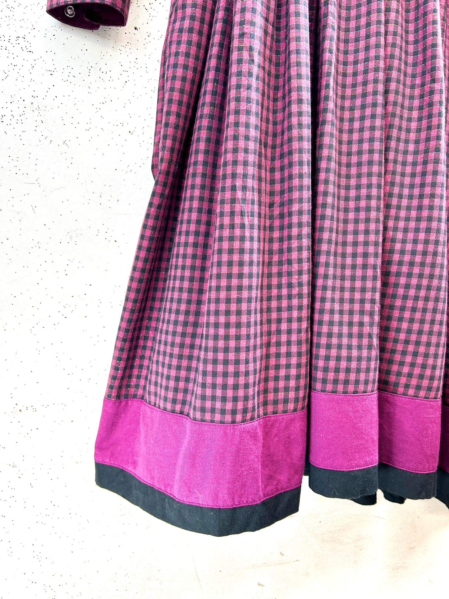 ’70s Vintage Frills Dress [A31457]