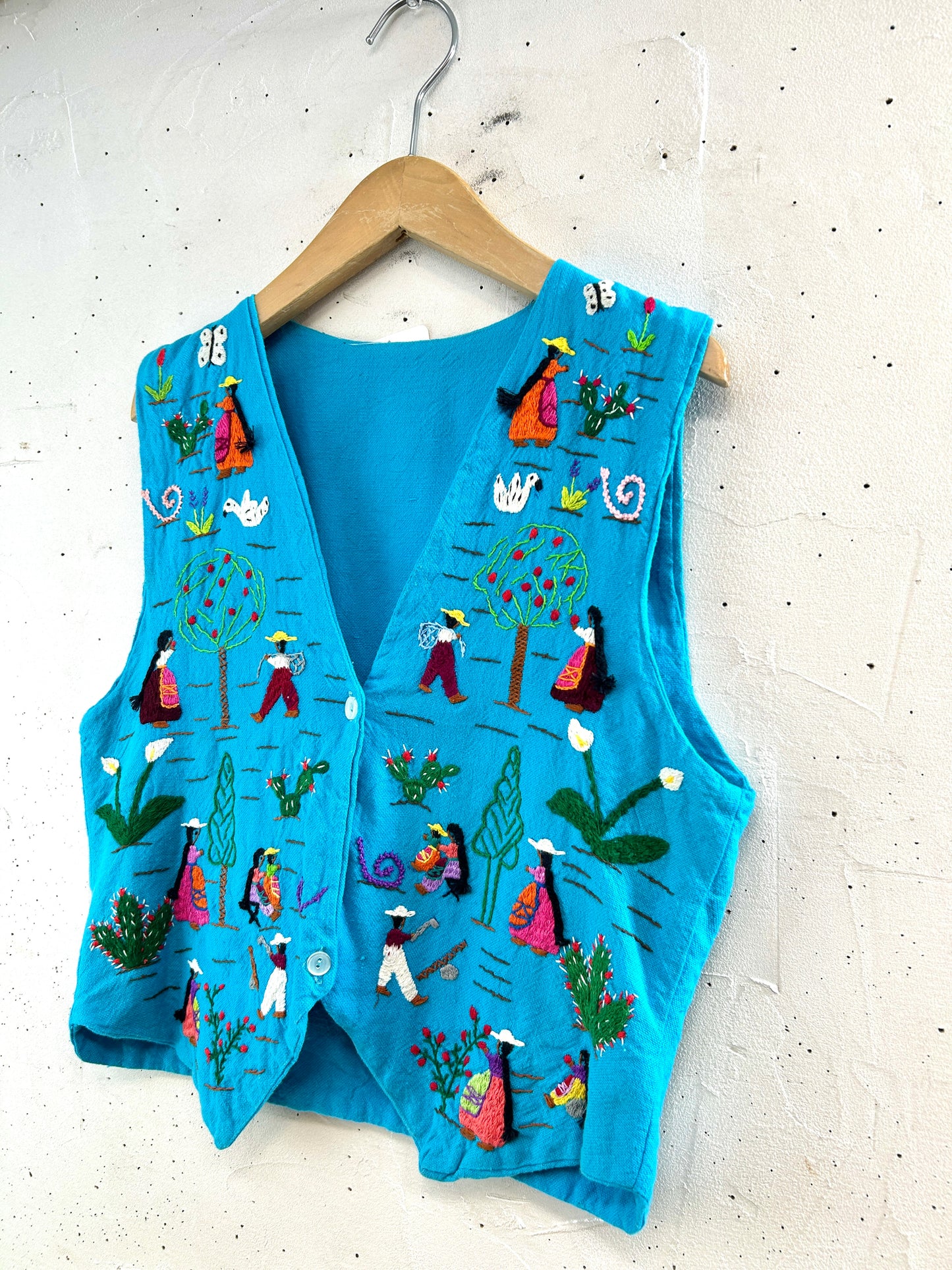 Vintage Embroidery Vest [B31534]