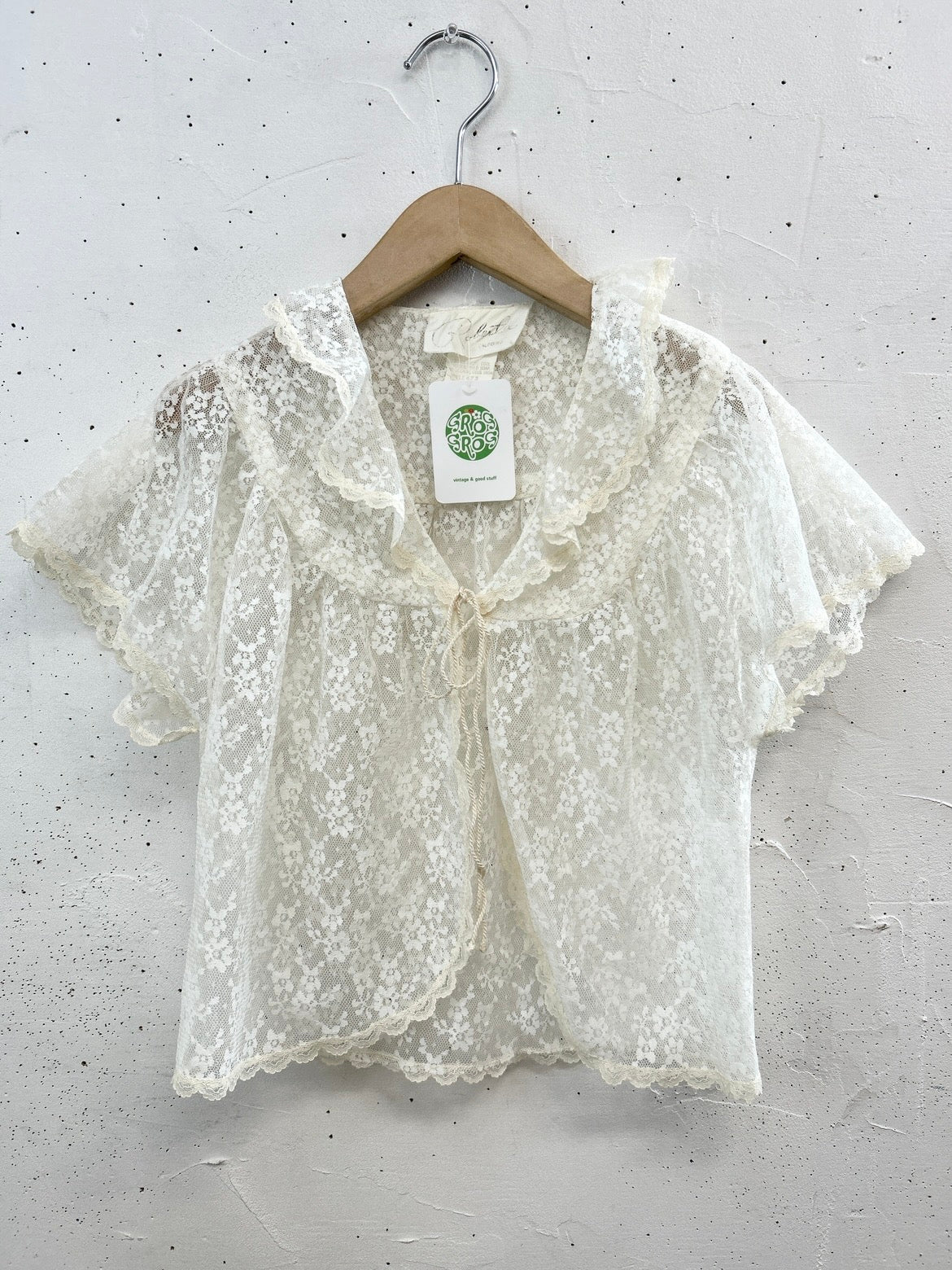 Vintage White Lace Cardigan [C31991]