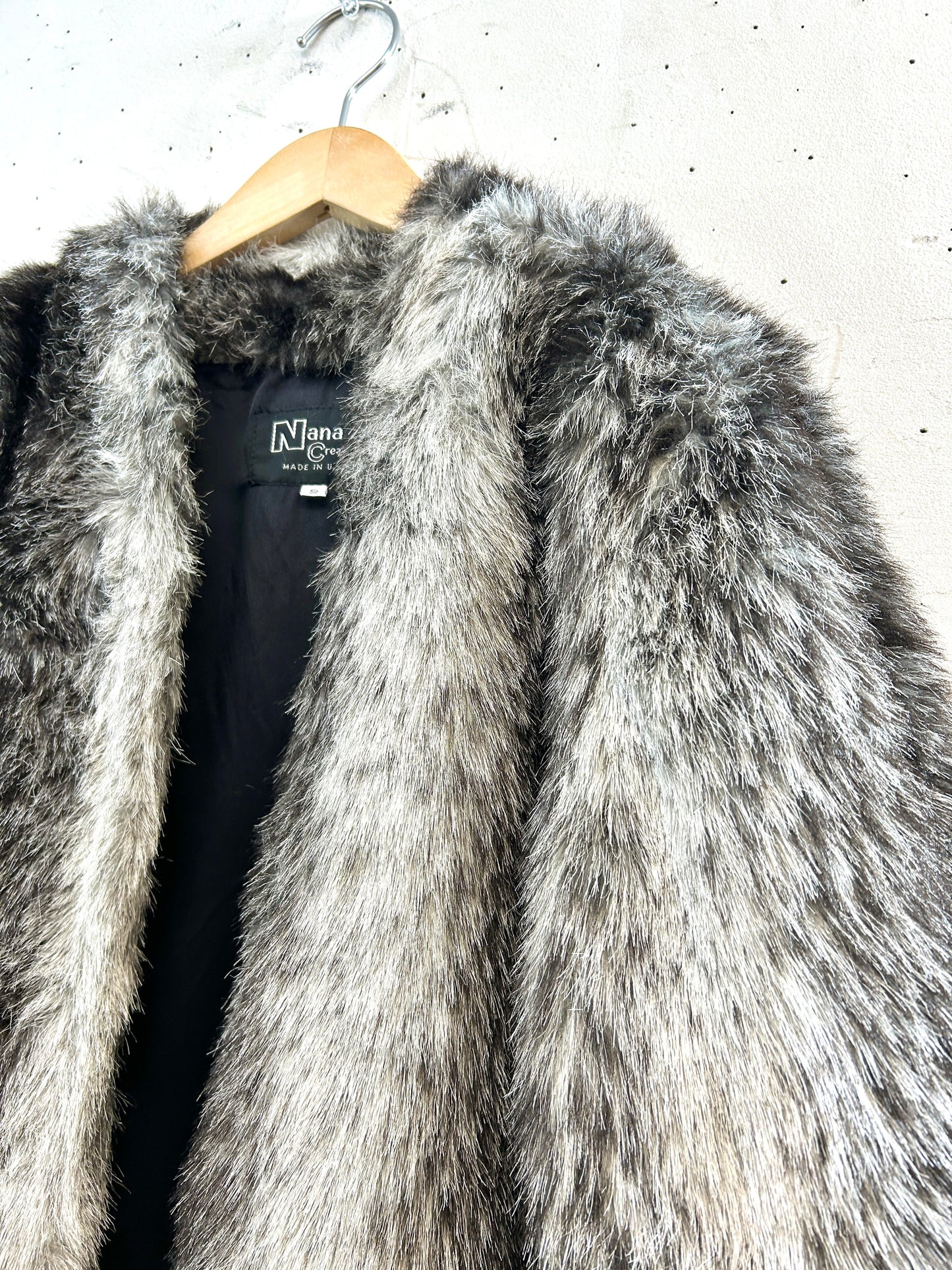 Vintage Eco Fur Jacket [K30933]