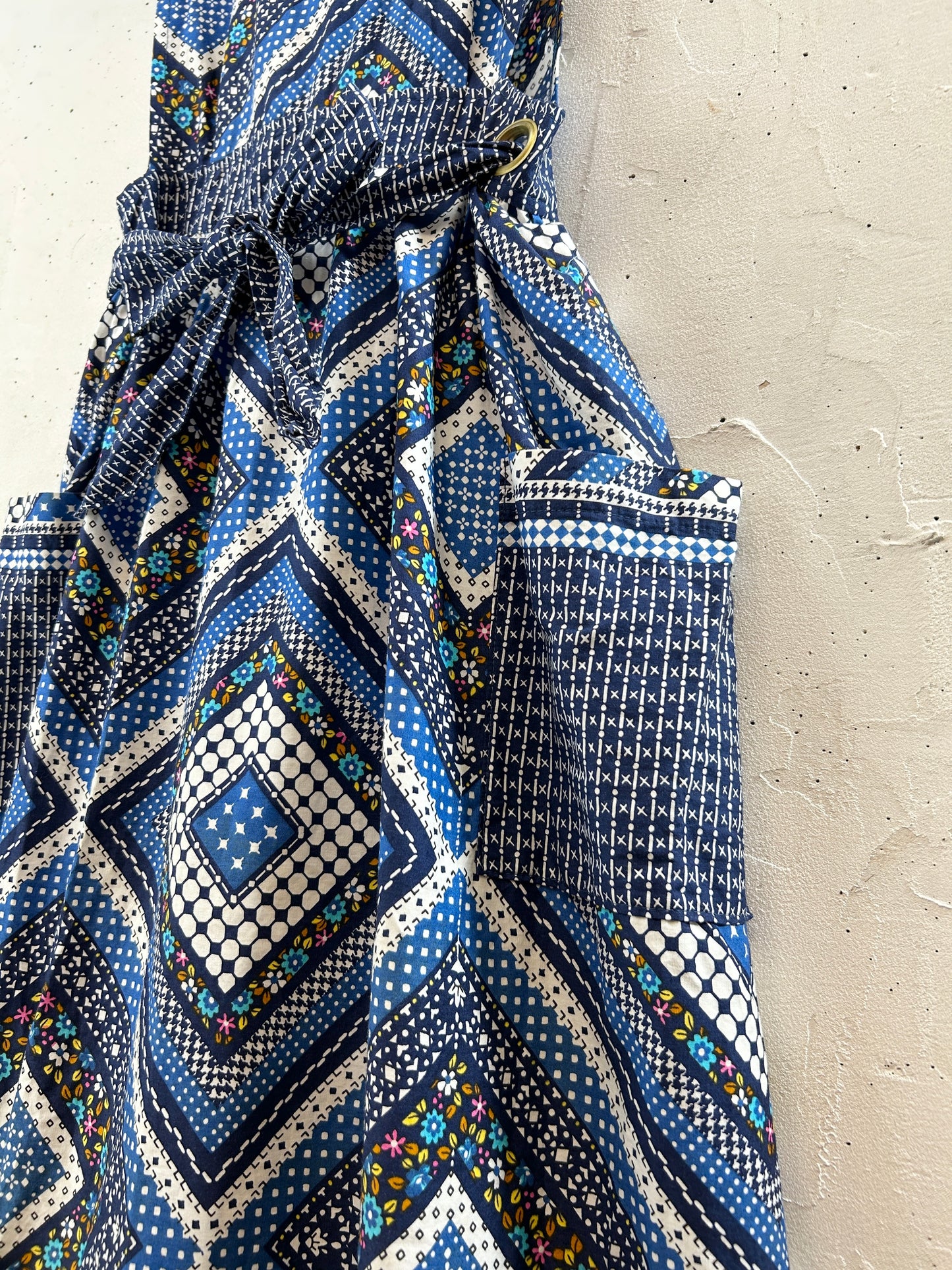 Vintage Dress ’70s Apron [H30837]