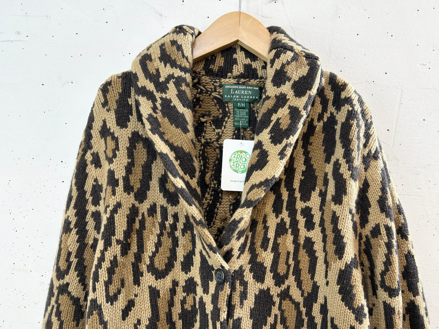 Vintage Knit Cardigan 〜Ralph Lauren〜 [J30660]