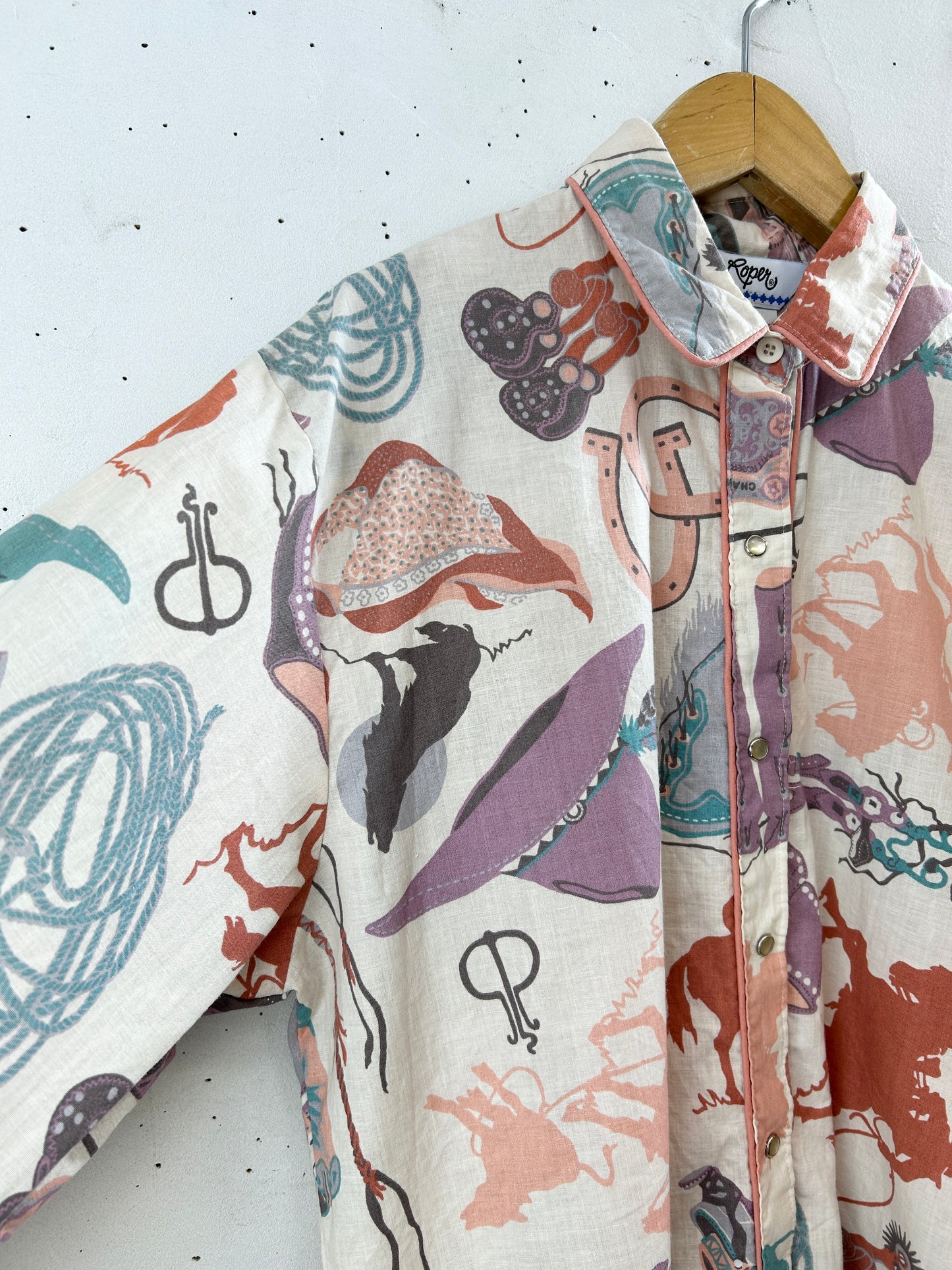 Vintage Western Shirt [I30122]