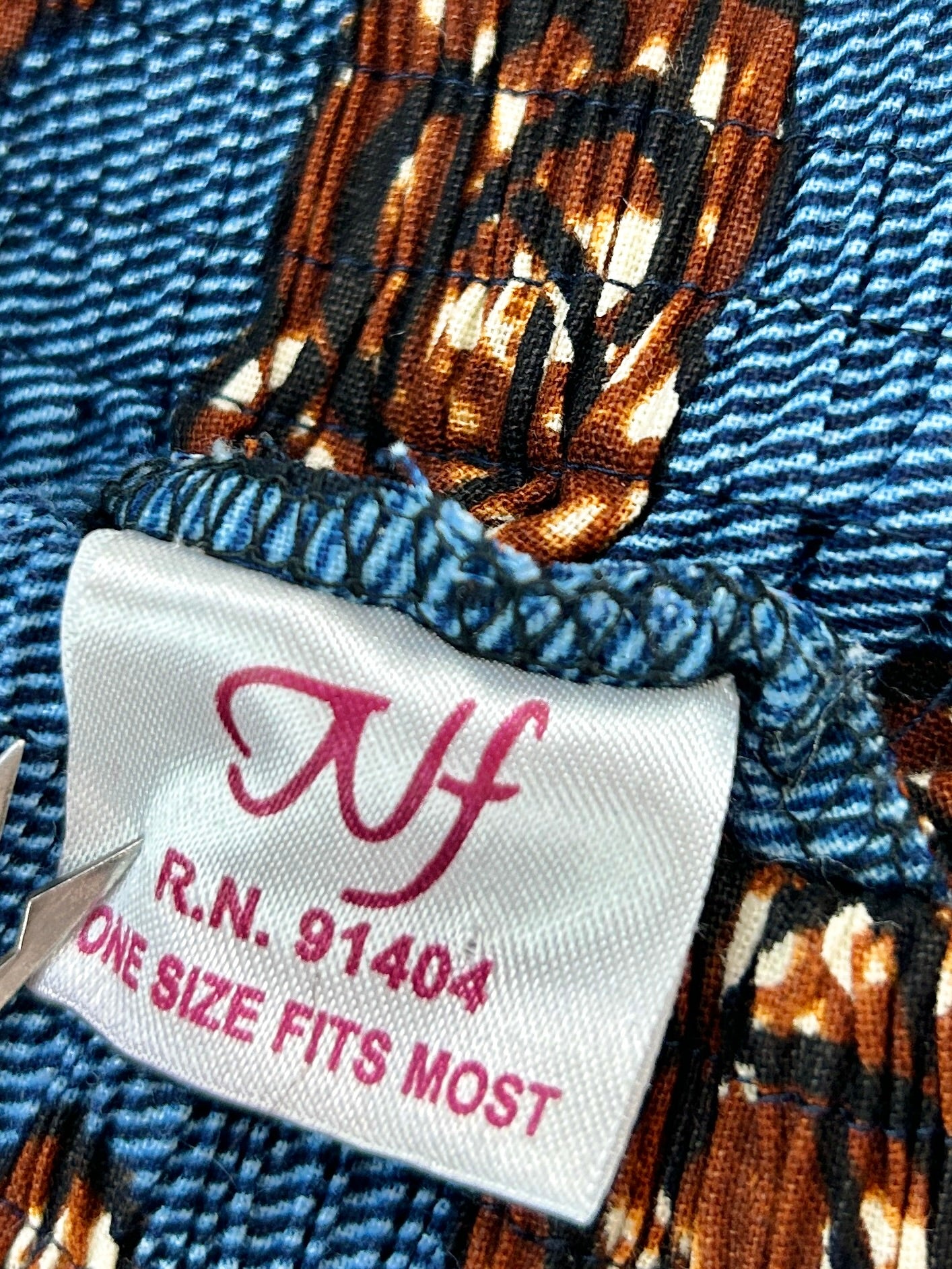 Vintage African Batik Skirt [K30841]