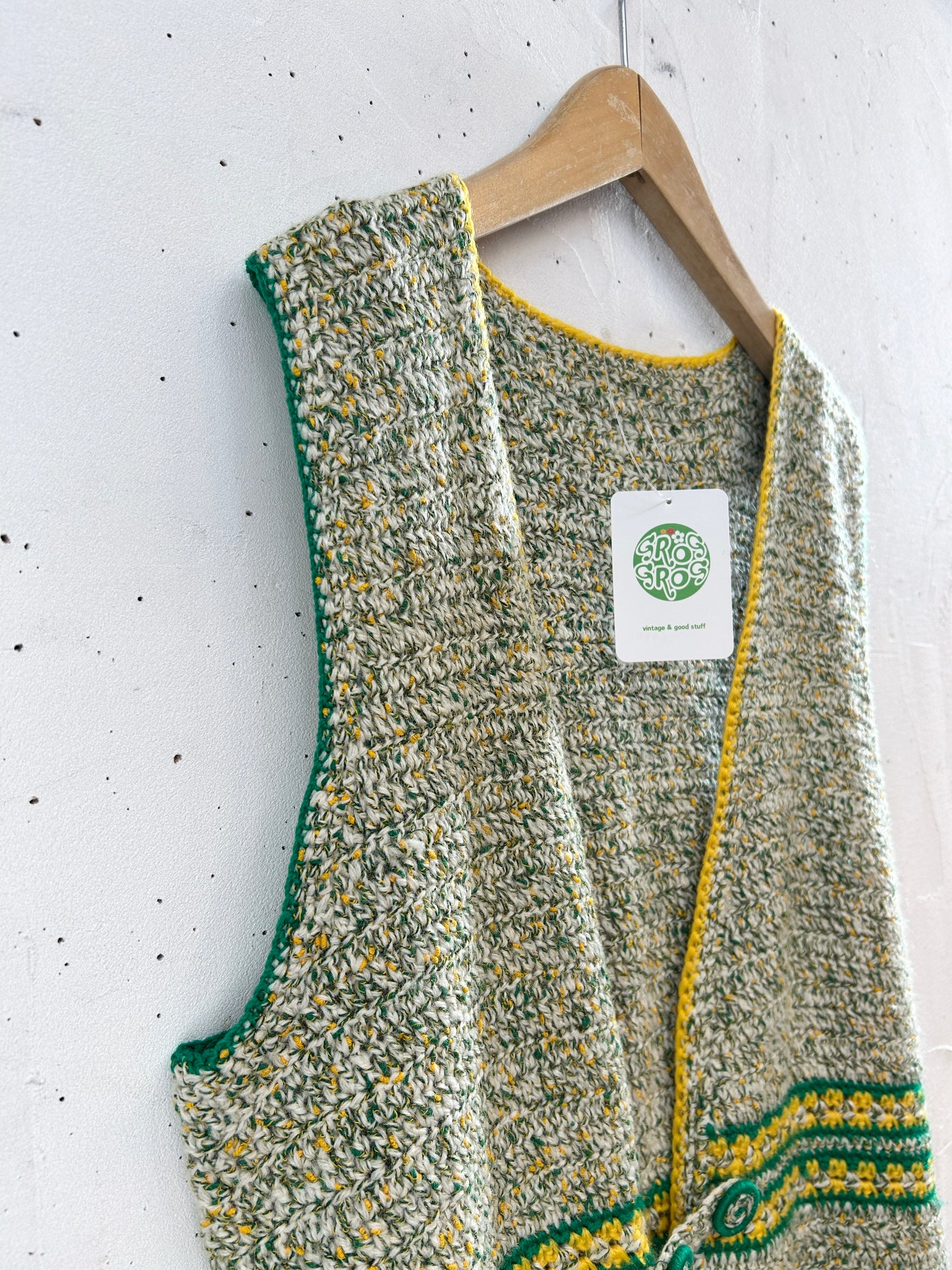 Vintage Knit Vest [K30867]