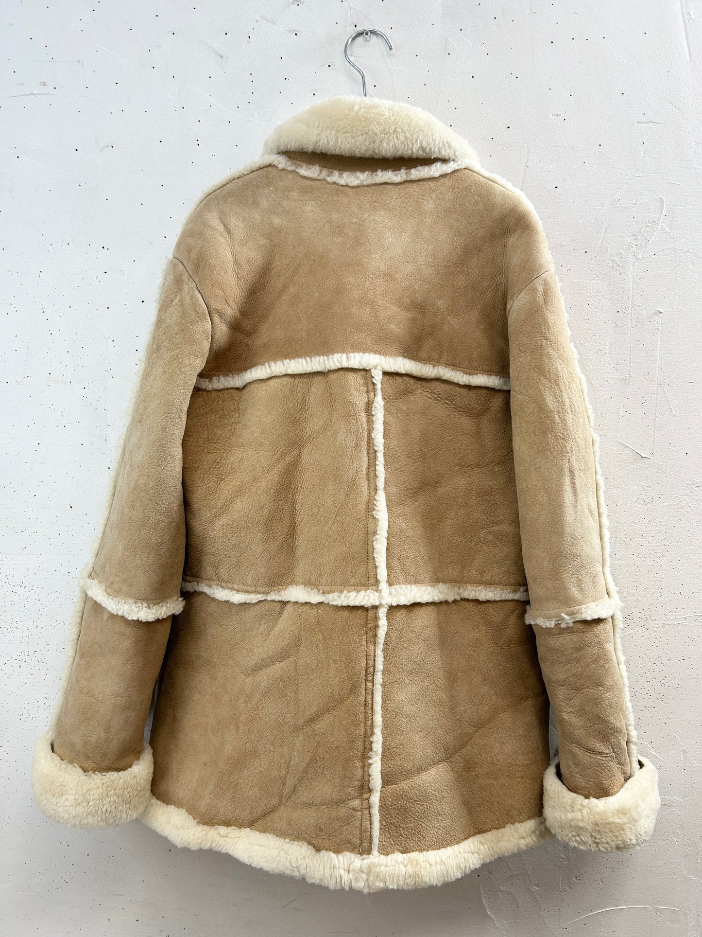Vintage Mouton Coat [L31114]