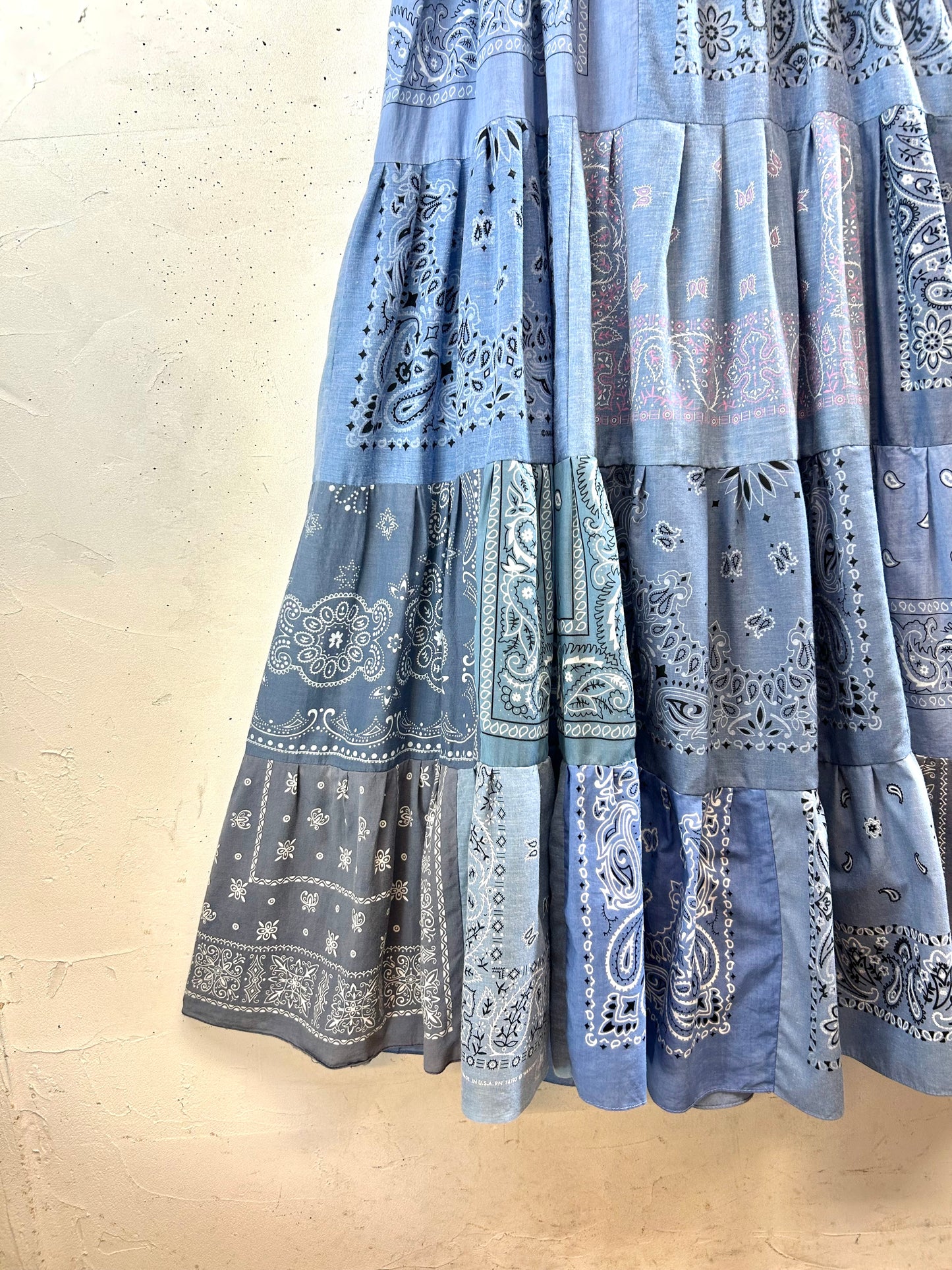 Vintage Bandana Patchwork  Dress 〜Amy Nina〜[G30652]