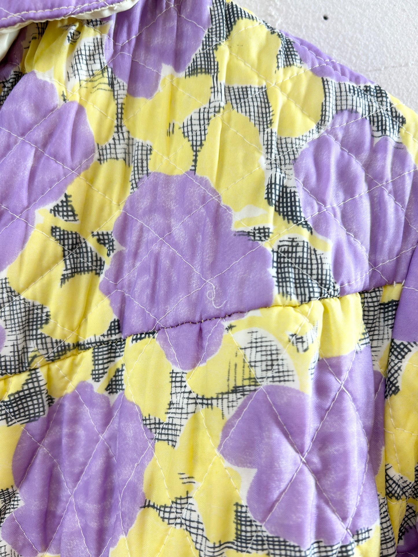 ’60s Vintage Quilting Gown [I30304]