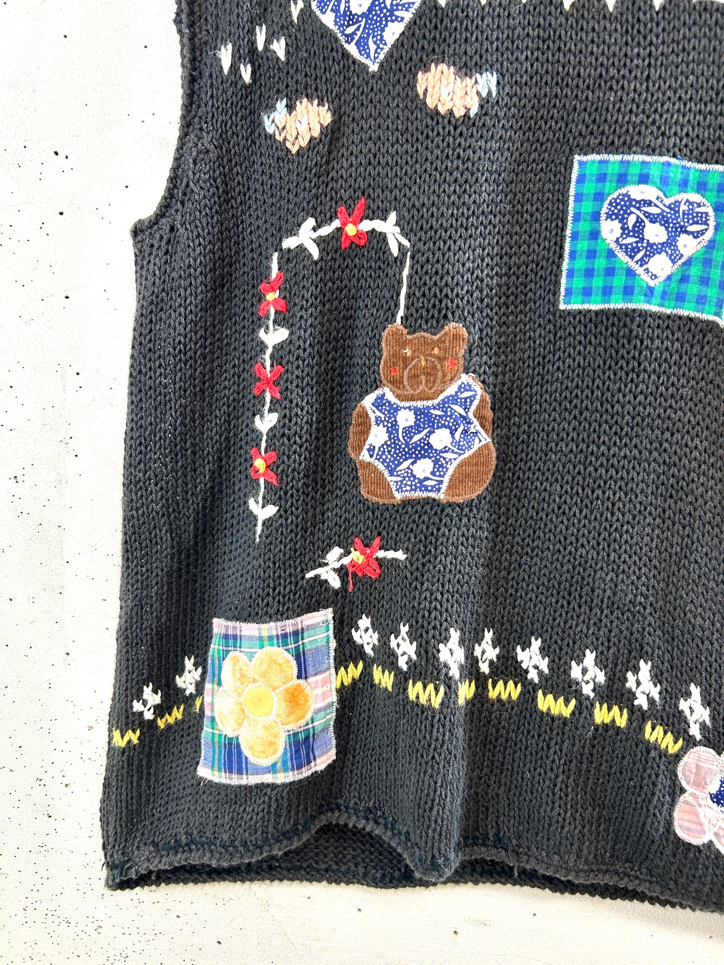 Vintage Knit Vest [D32006]
