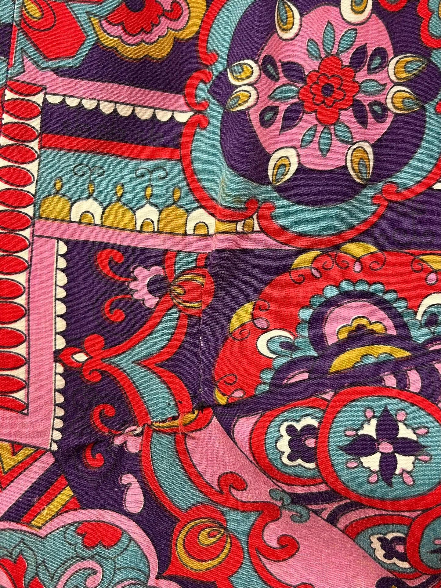 ’70s Vintage Crazy Pattern Skirt 〜Made Specially〜 [G30730]