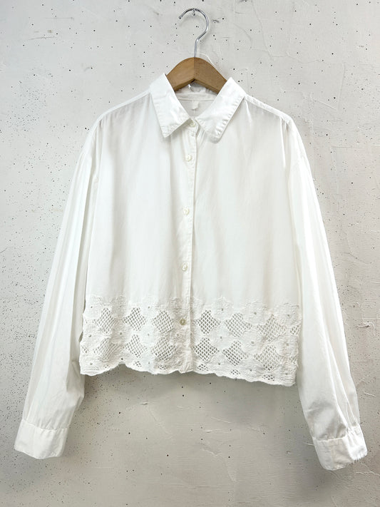 Vintage White Blouse [G32993]