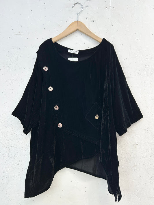 Vintage Velour Tops [I33884]