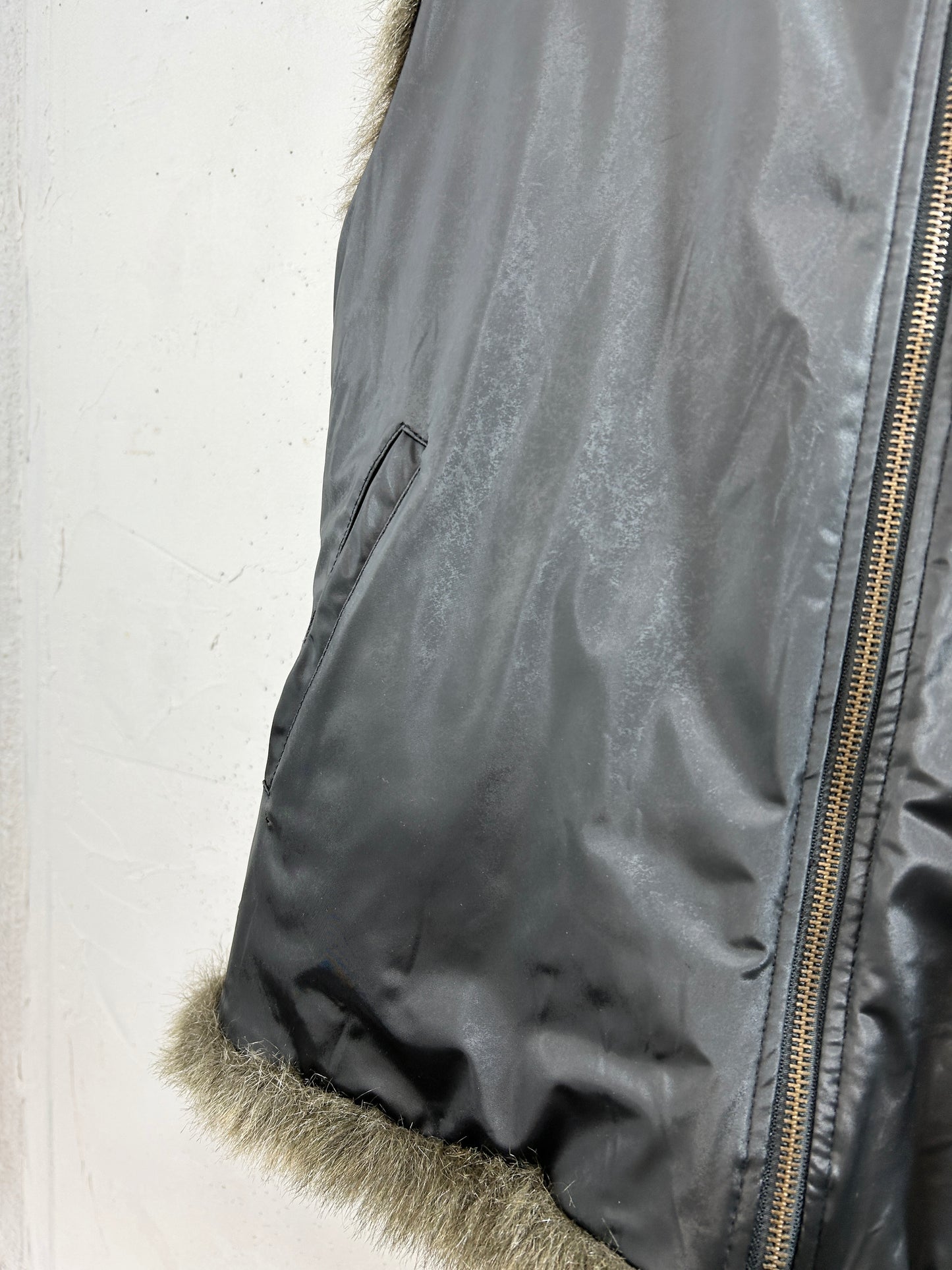 Vintage Eco Fur Vest [L31049]