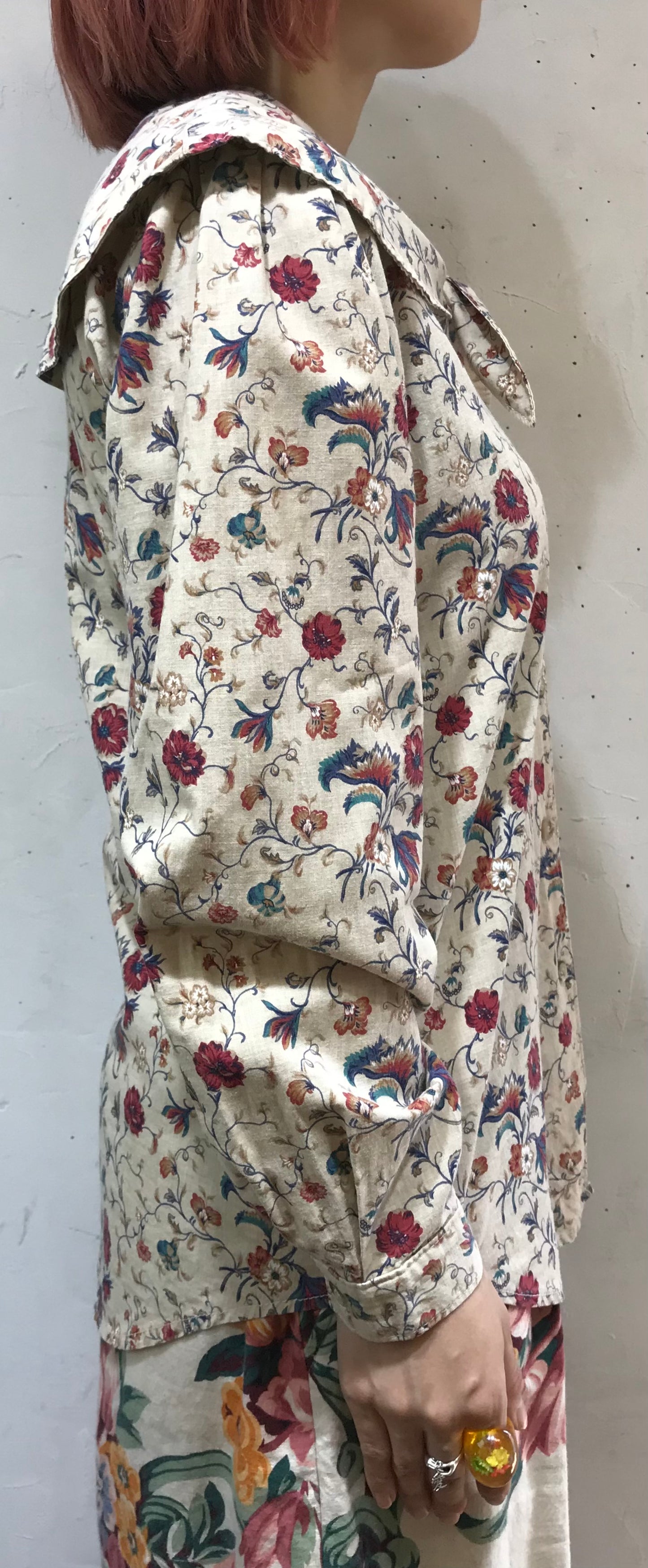 Vintage Blouse MADE IN USA[G24538]