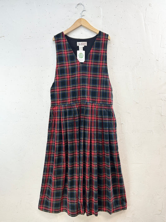 Vintage Corduroy Over Dress [L29218]