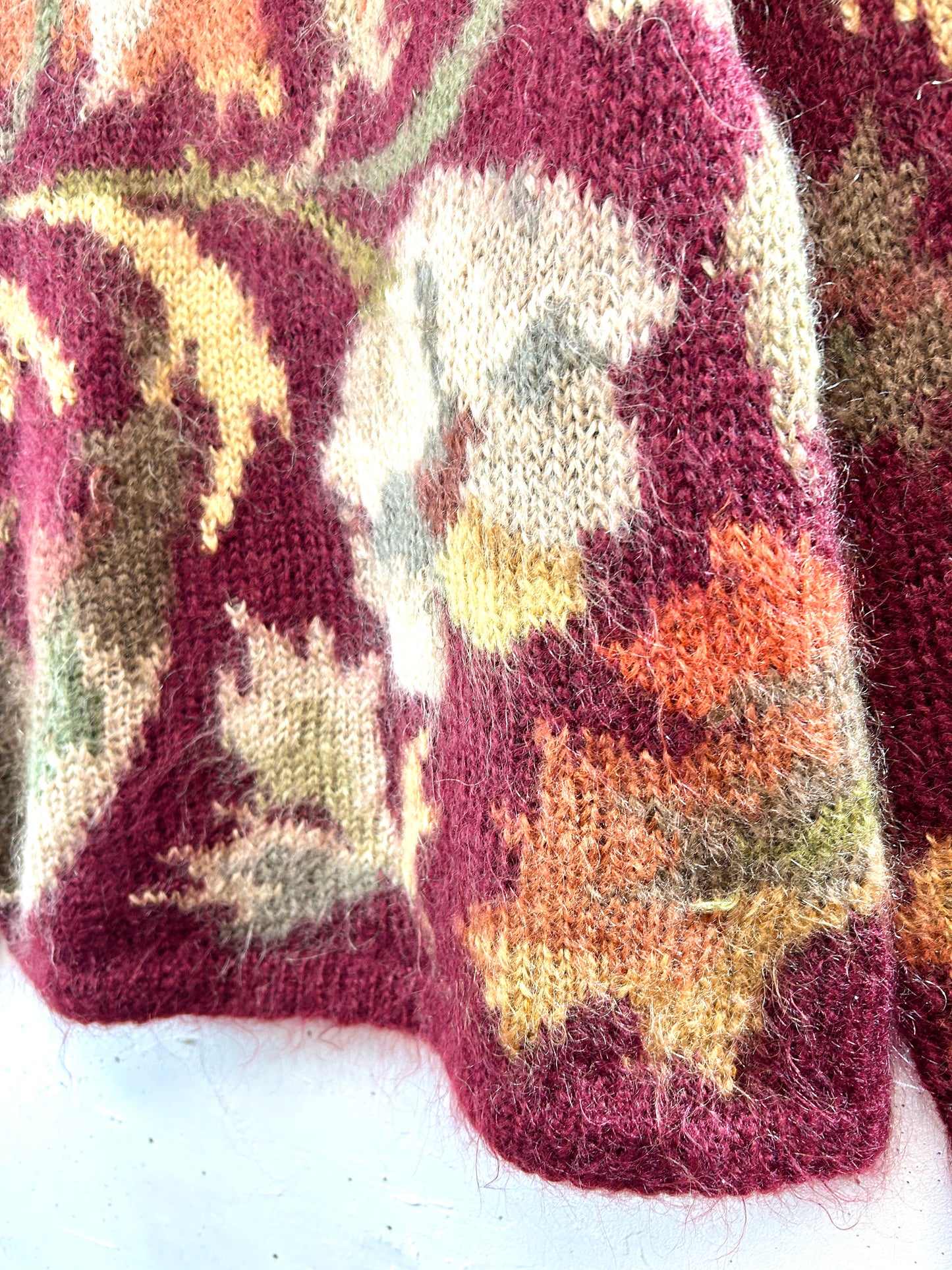 Vintage Mohair Knit Sweater [K30849]