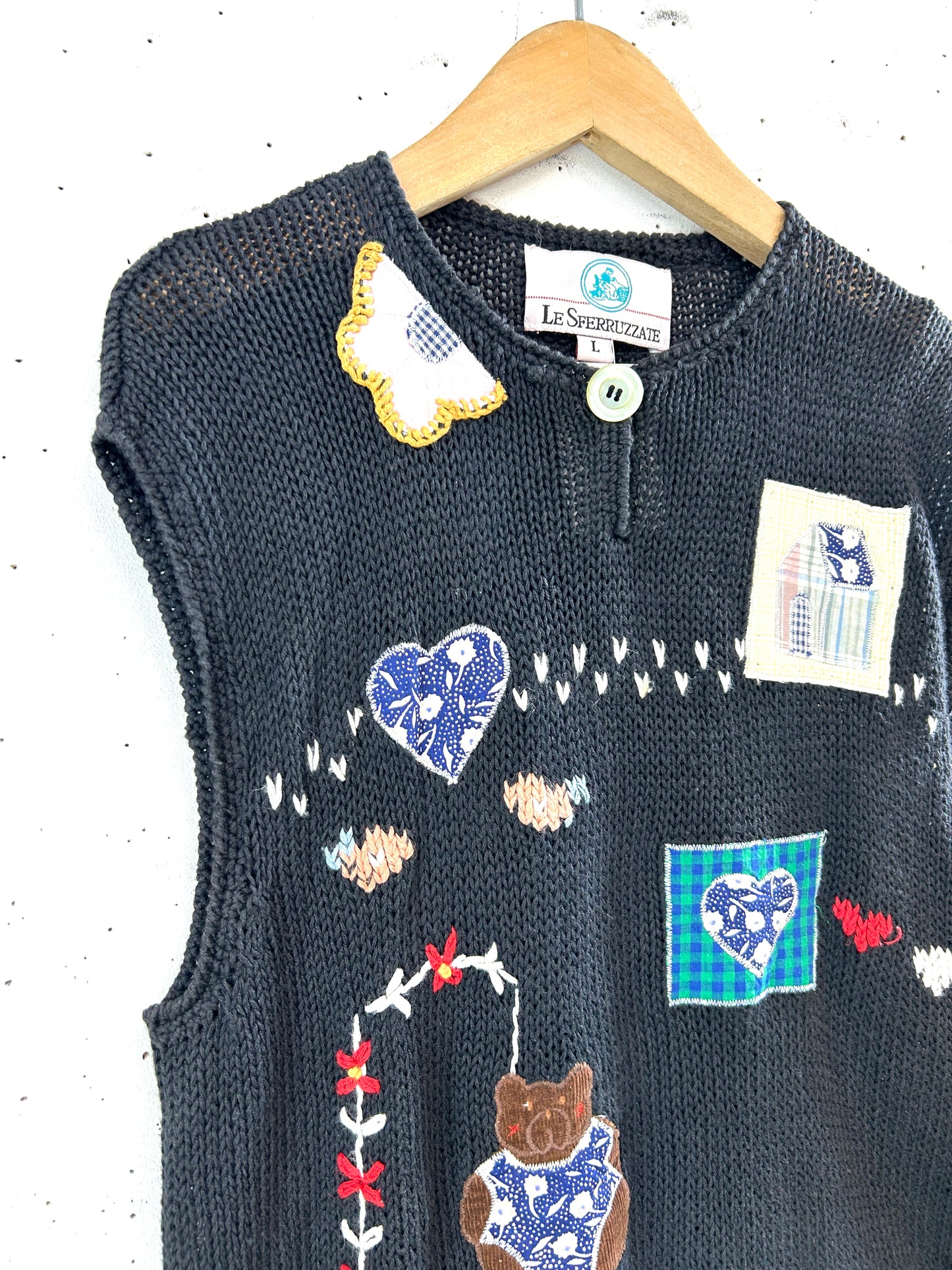Vintage Knit Vest [D32006]