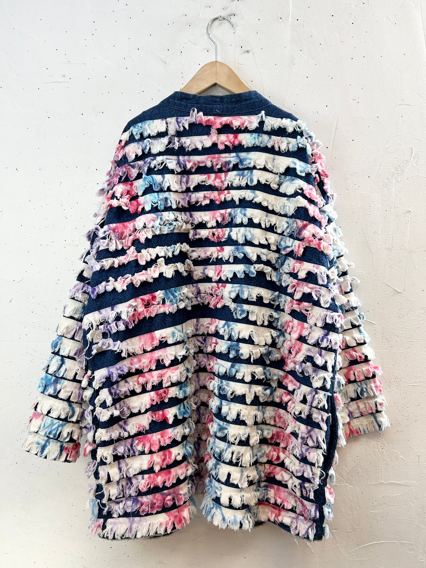 Vintage Denim Fringe Jacket [I30318]
