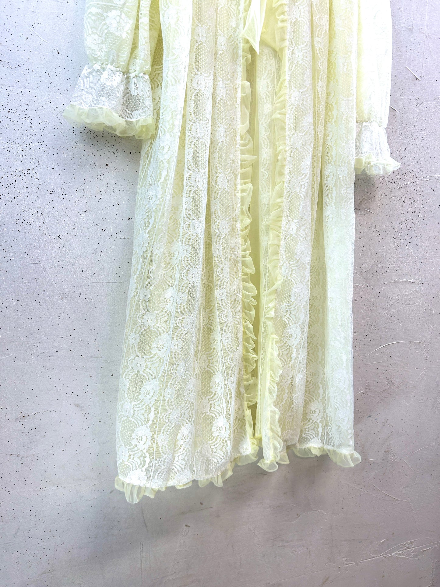 Vintage Lingerie Lace Gown [B31671]