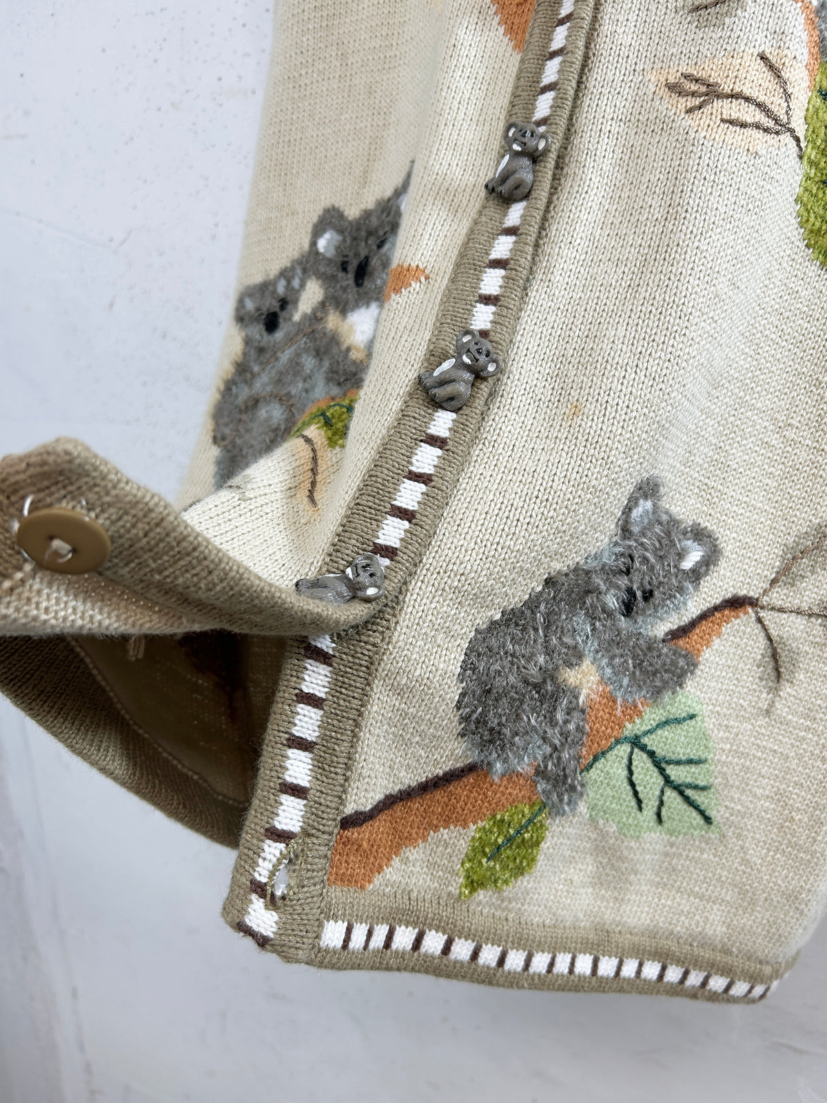 Vintage Cotton Knit Cardigan 〜Story Book Knits〜 [J34328]
