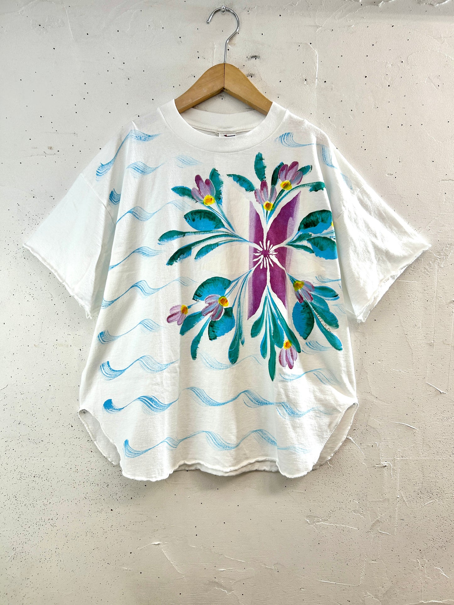Vintage Hand Painted T-Shirt 〜 JERZEES 〜  [G32922]